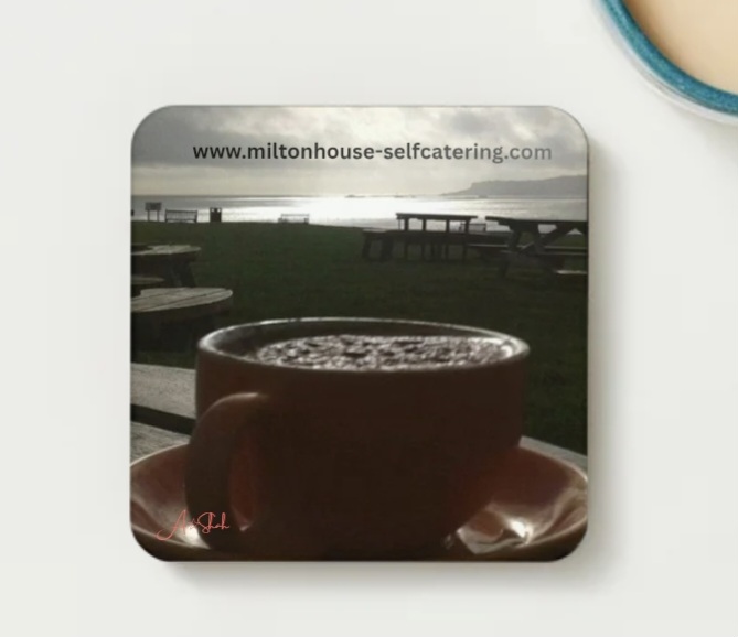 Coffee with a view Coasters