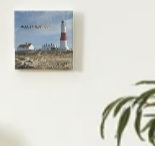 Portland Bill stretched Canvas