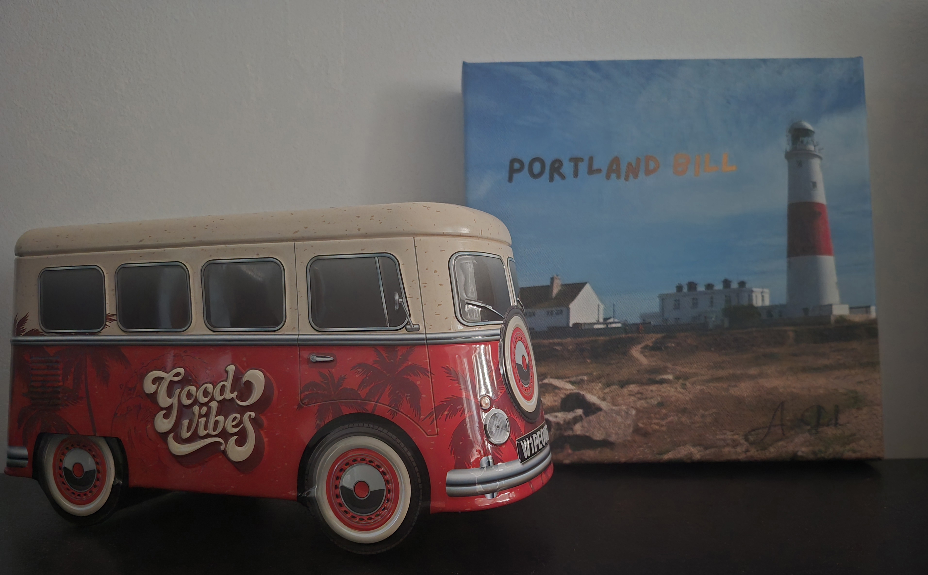 Portland Bill stretched Canvas