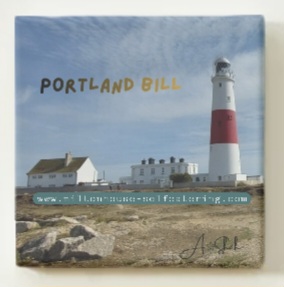 Portland Bill stretched Canvas