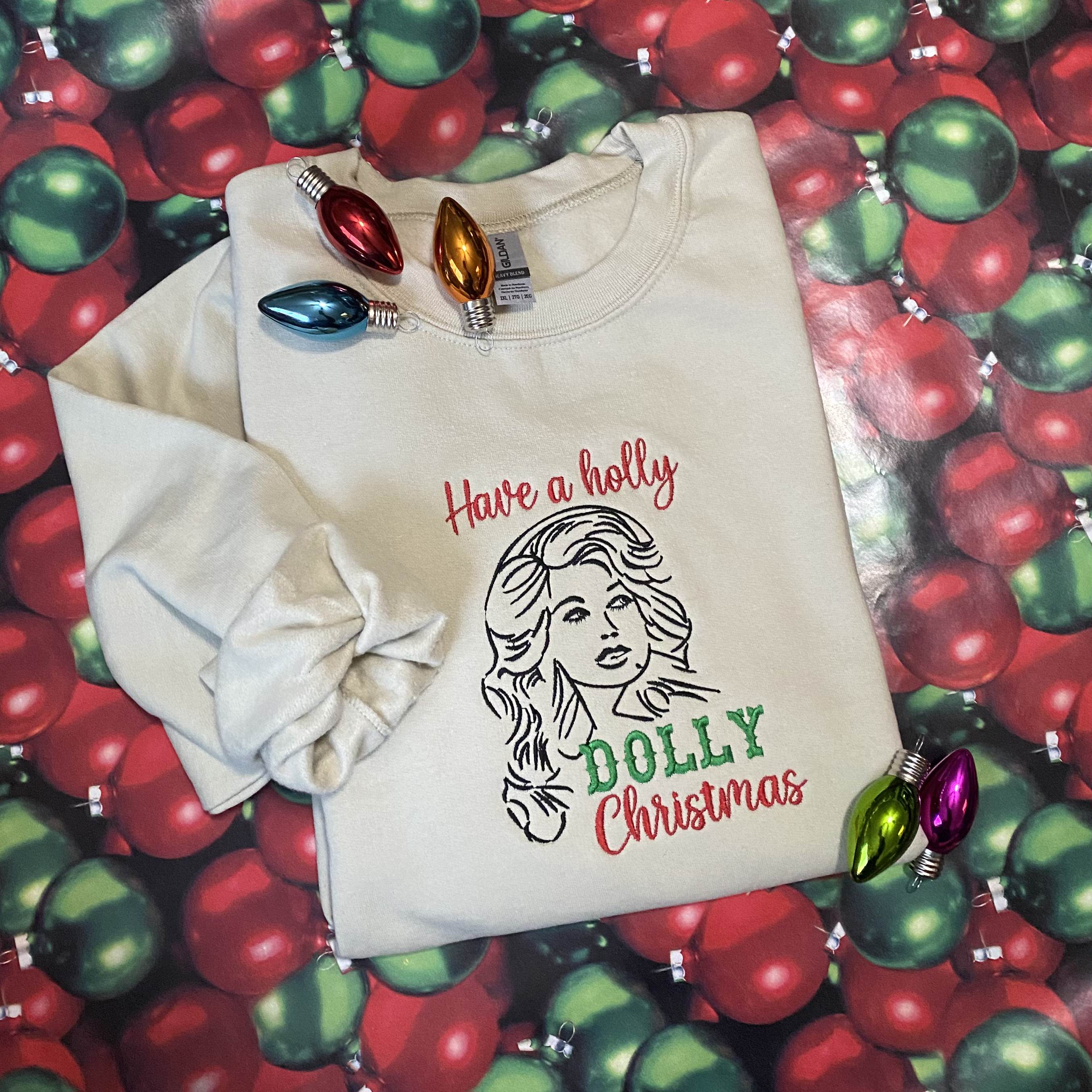 Holly DOLLY Christmas
