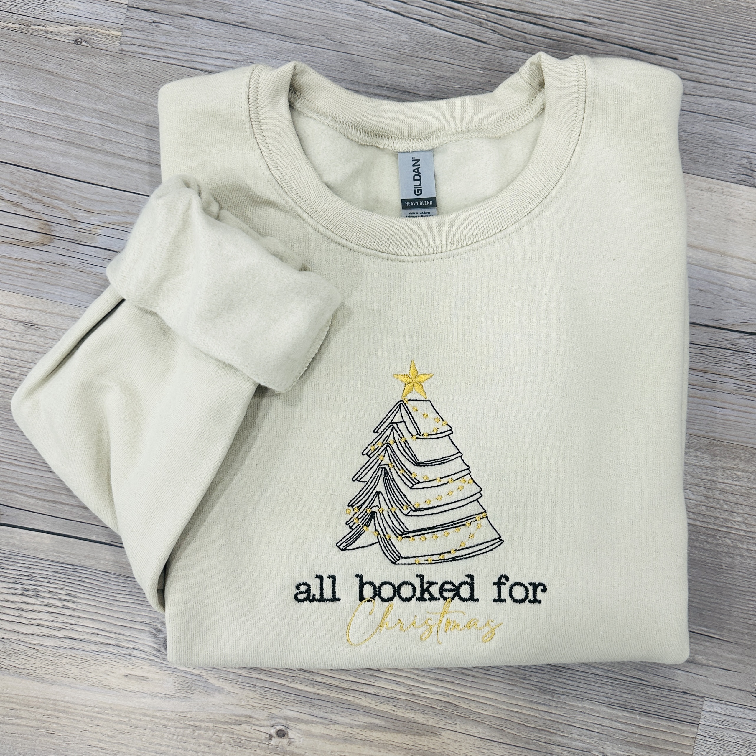 All Booked for Christmas Crewneck
