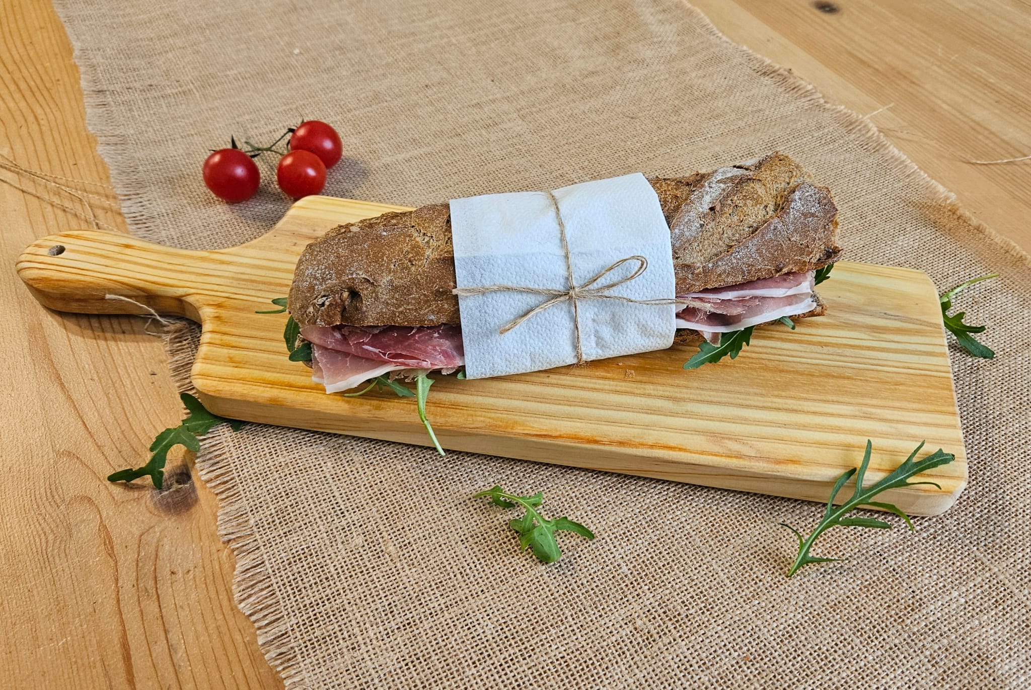 Sandwich jambon cru 