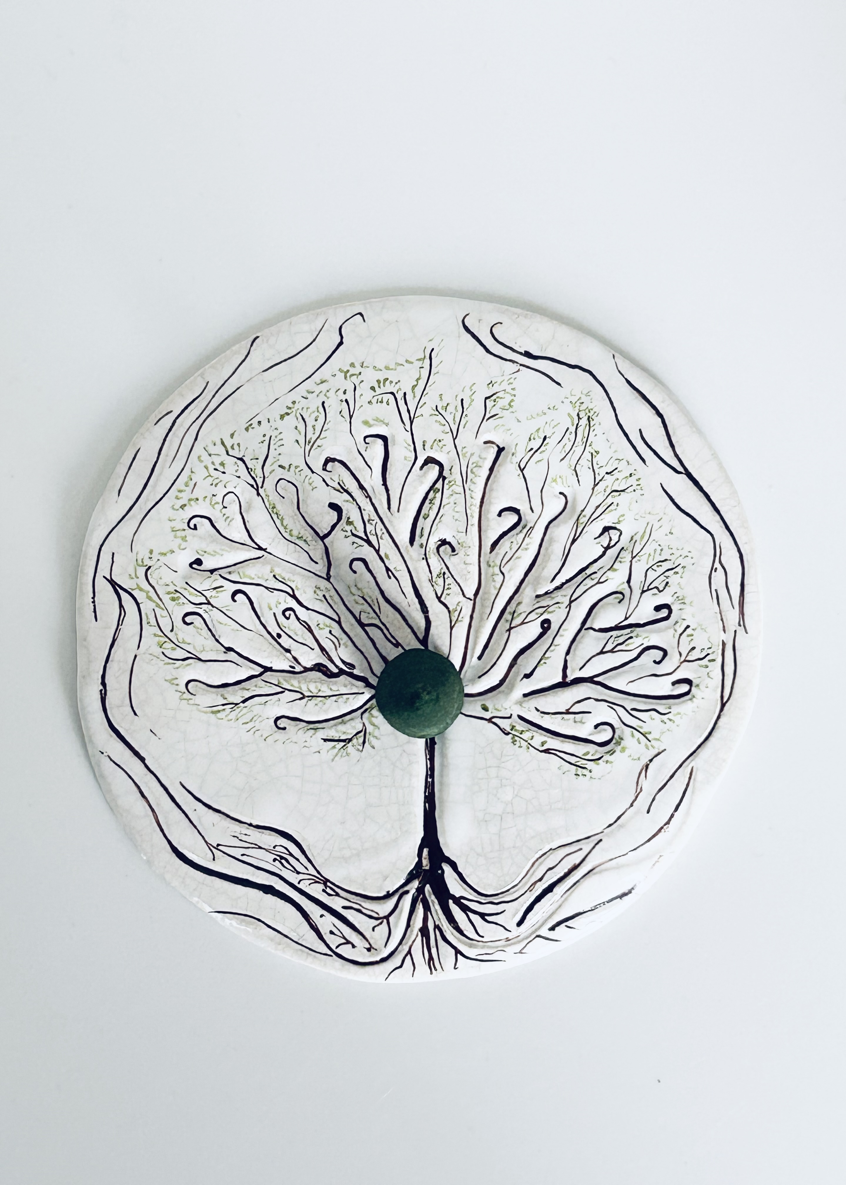 SUPPORT BOUGIE  "arbre de vie "