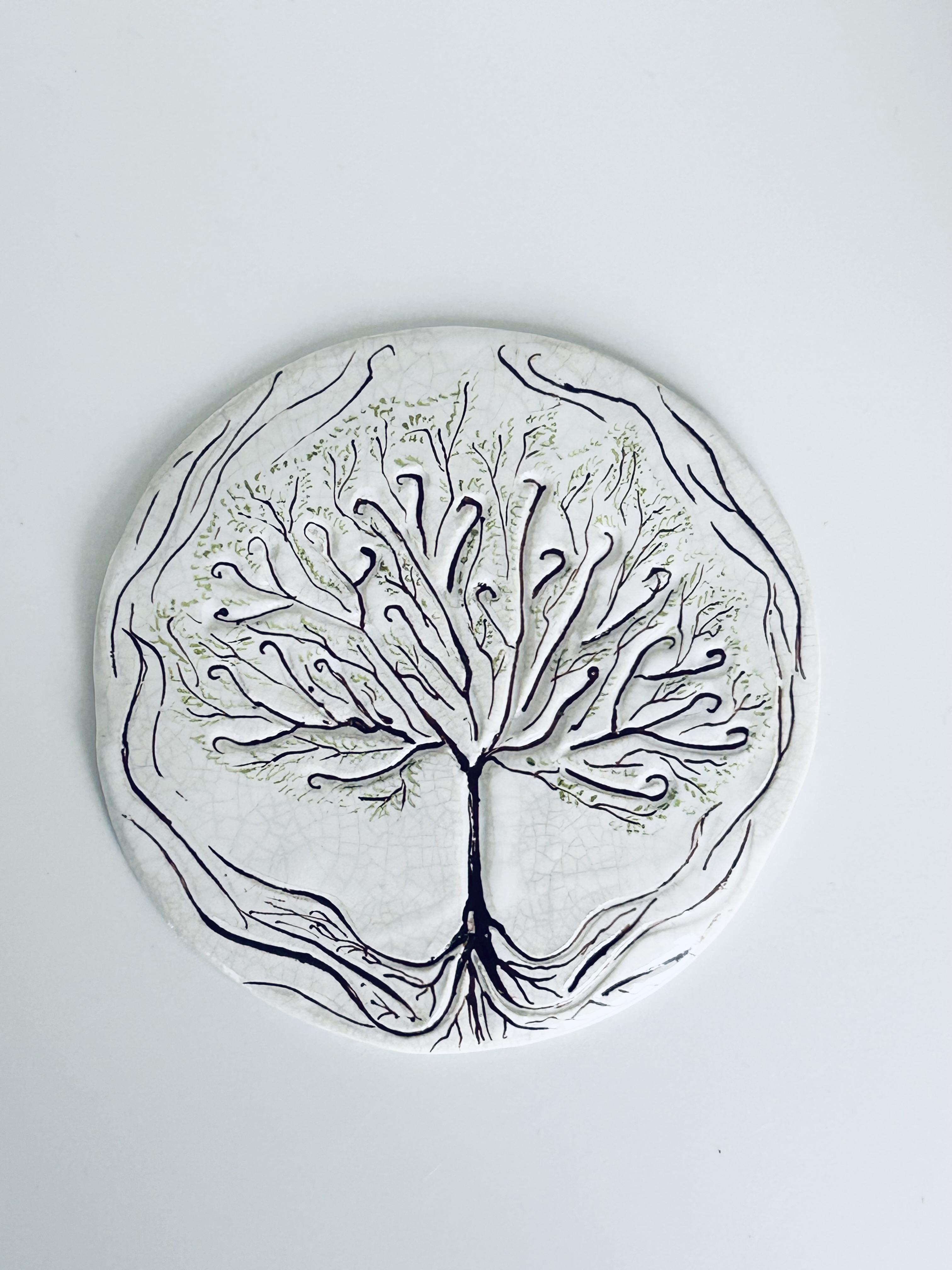 SUPPORT BOUGIE  "arbre de vie "