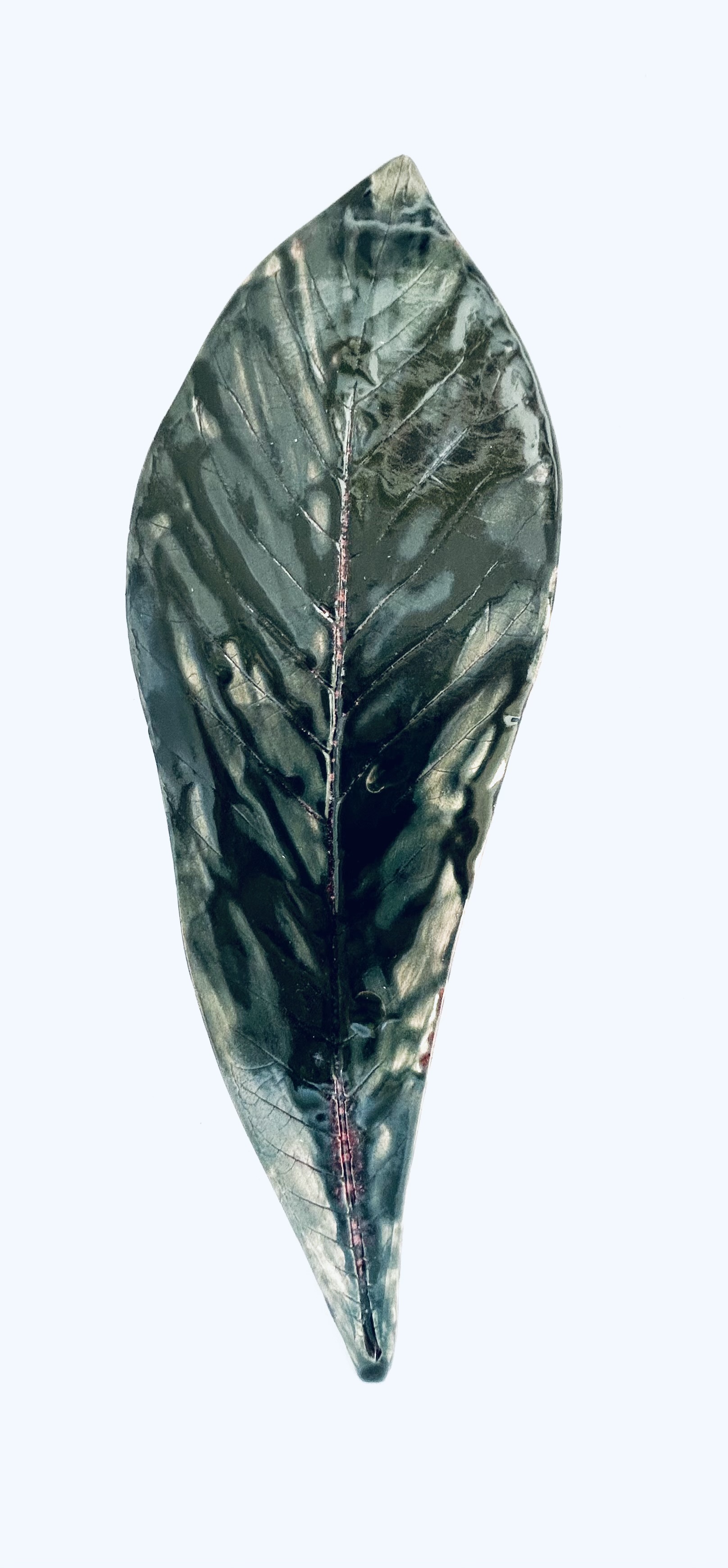 Repose cuillère "éclat de feuille"