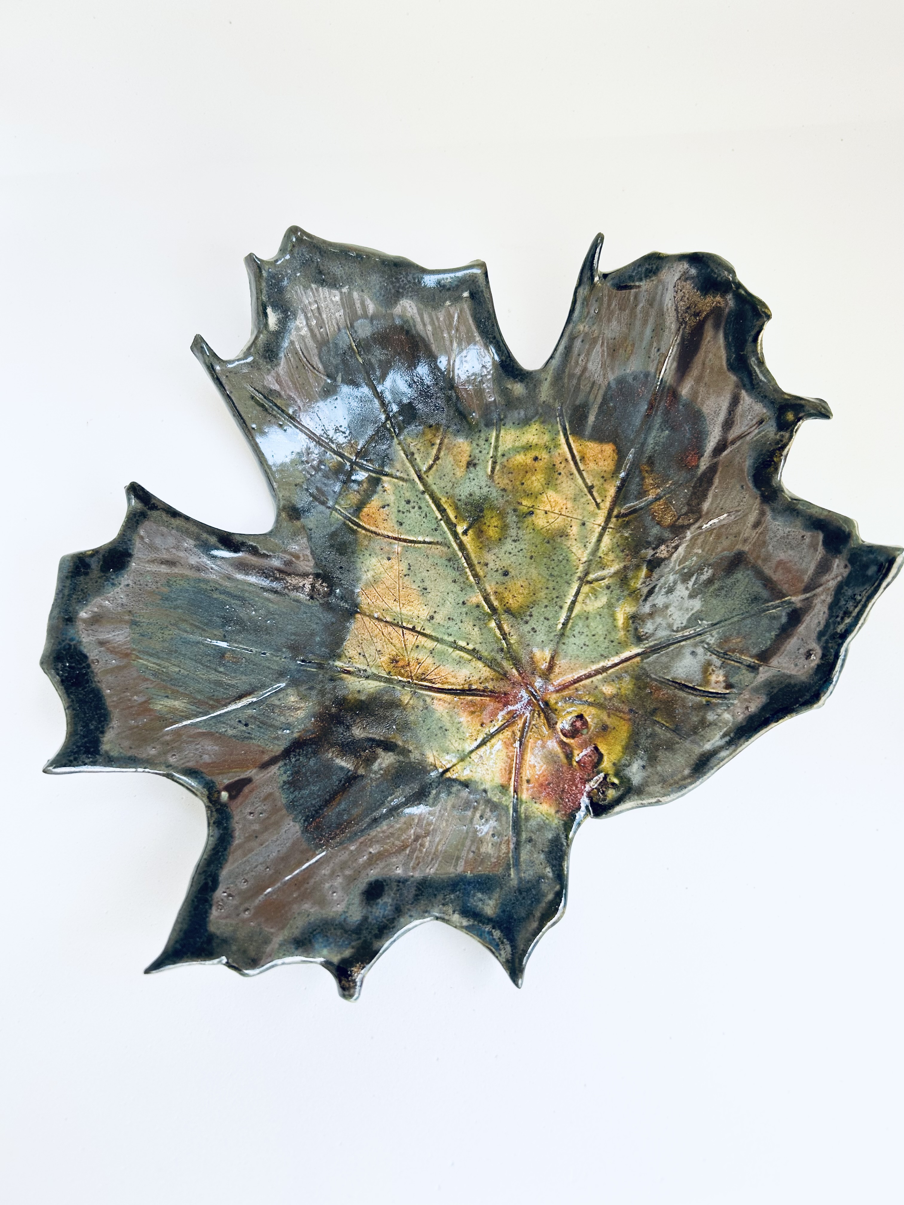 Repose cuillère "feuille d'automne"