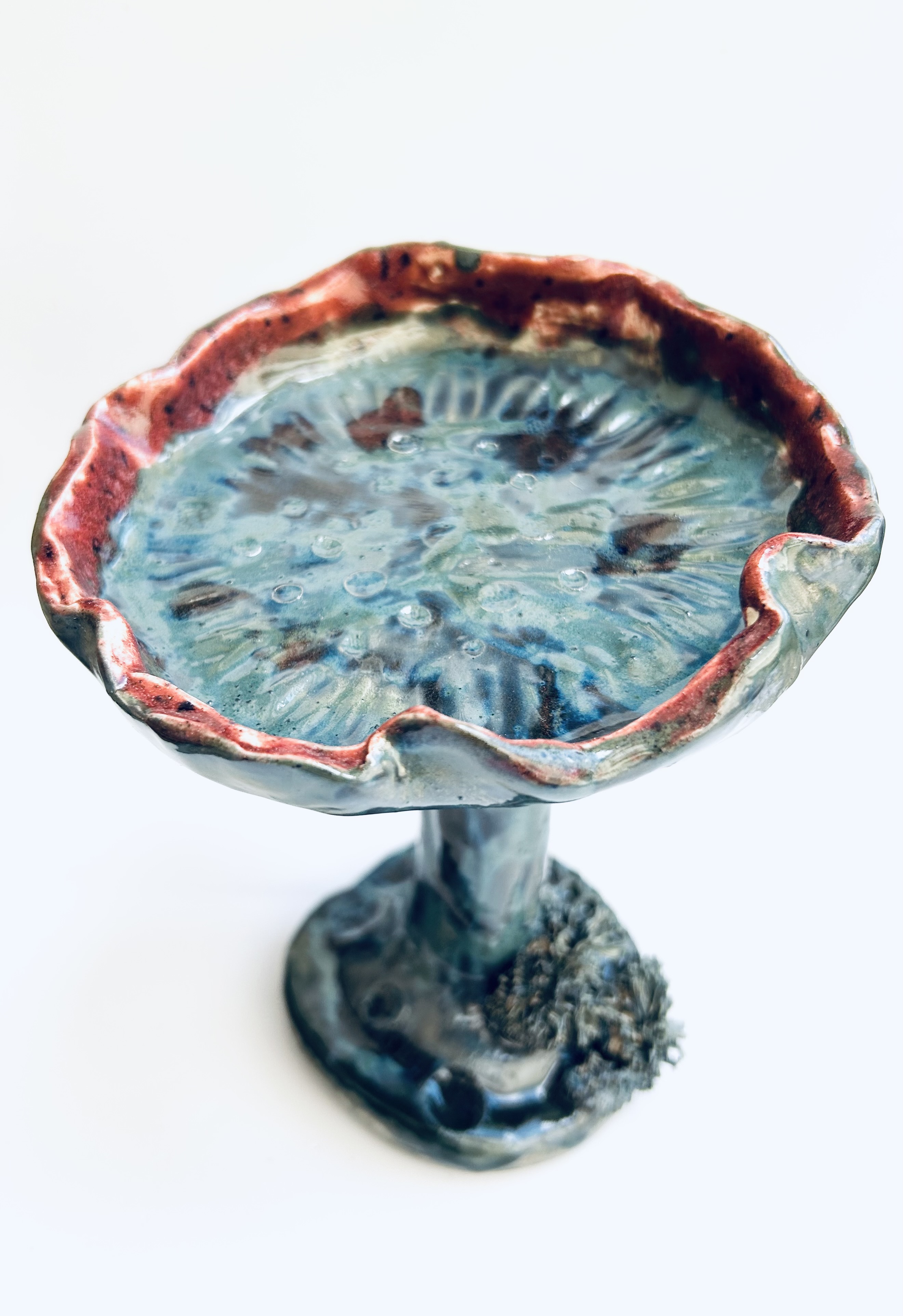 Support bougie sur pied "forêt enchantée" 