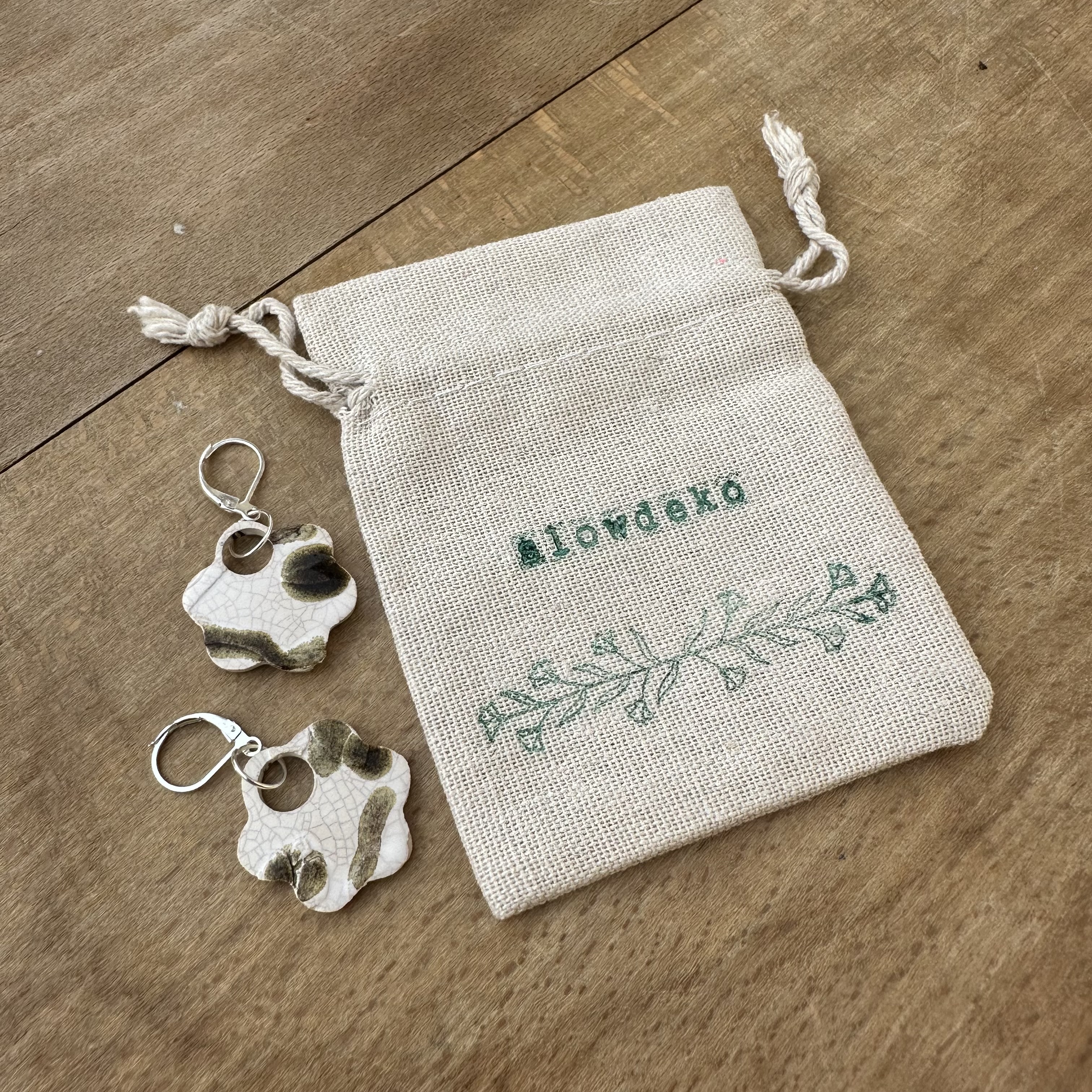 Boucles d'oreilles "terre aride"