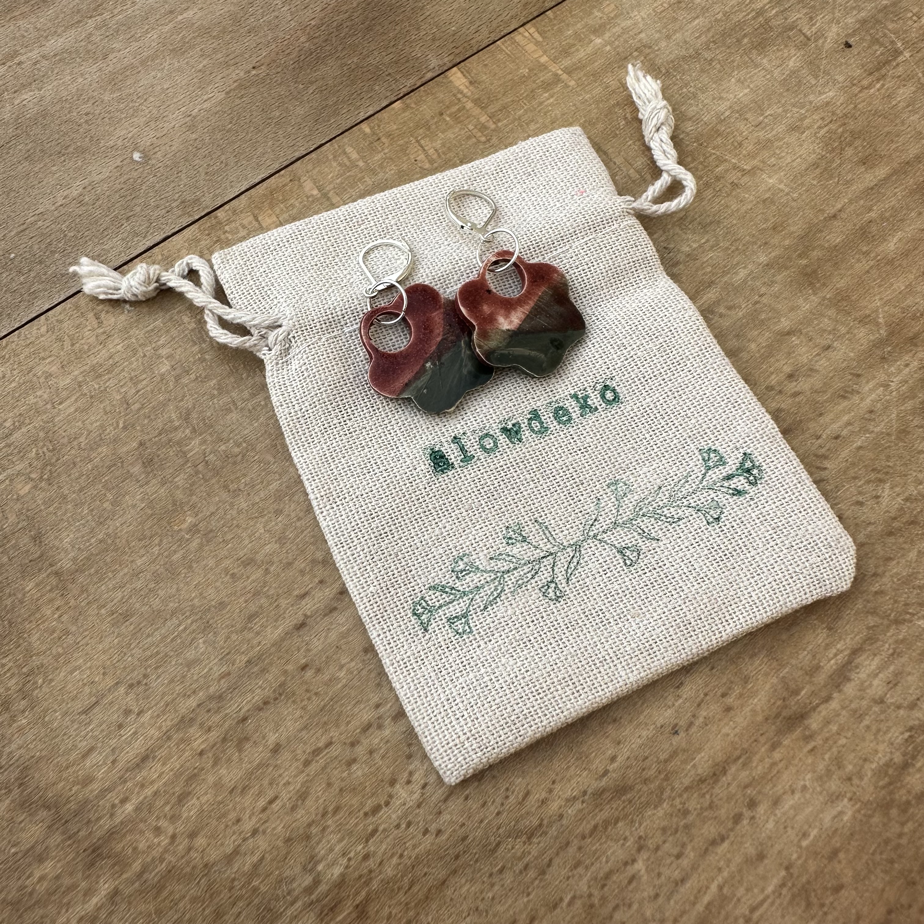 Boucles d'oreilles "collines de feu"