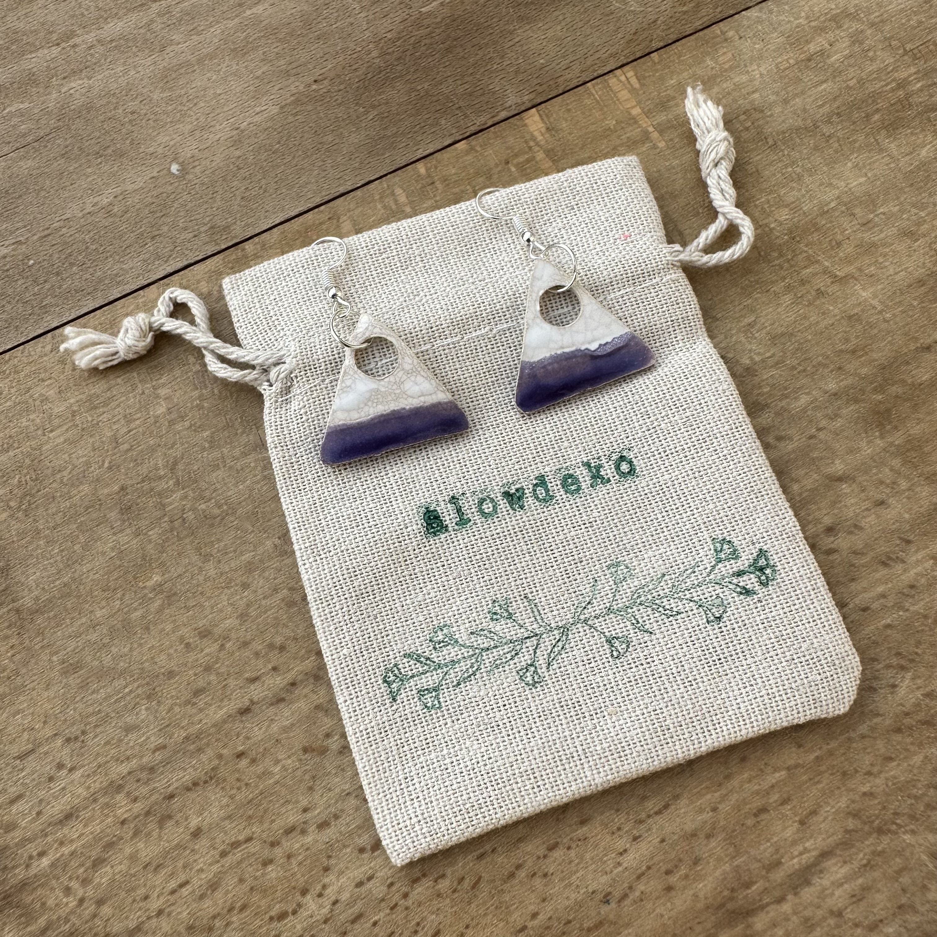 Boucles d'oreilles "mer de lavande"