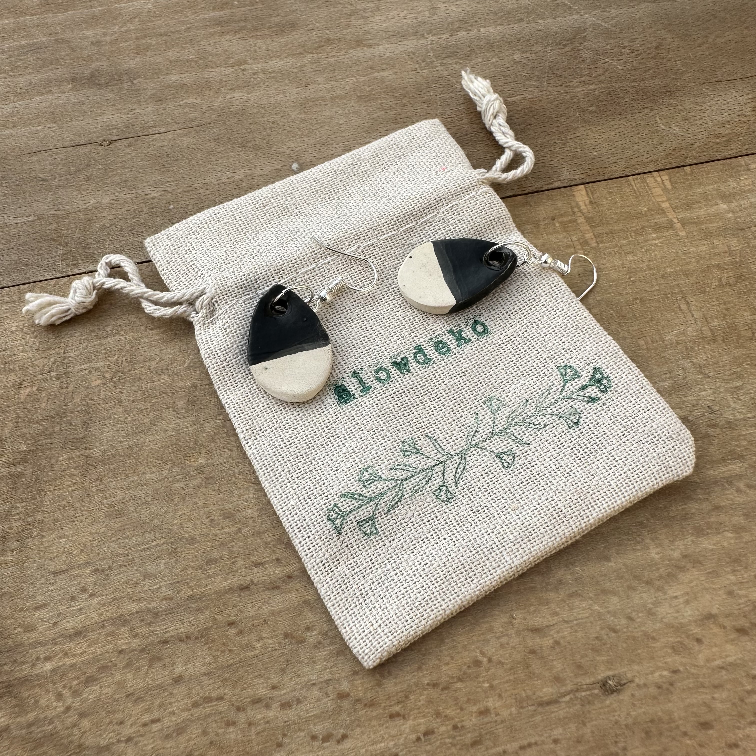 Boucles d'oreilles "nuit profonde"