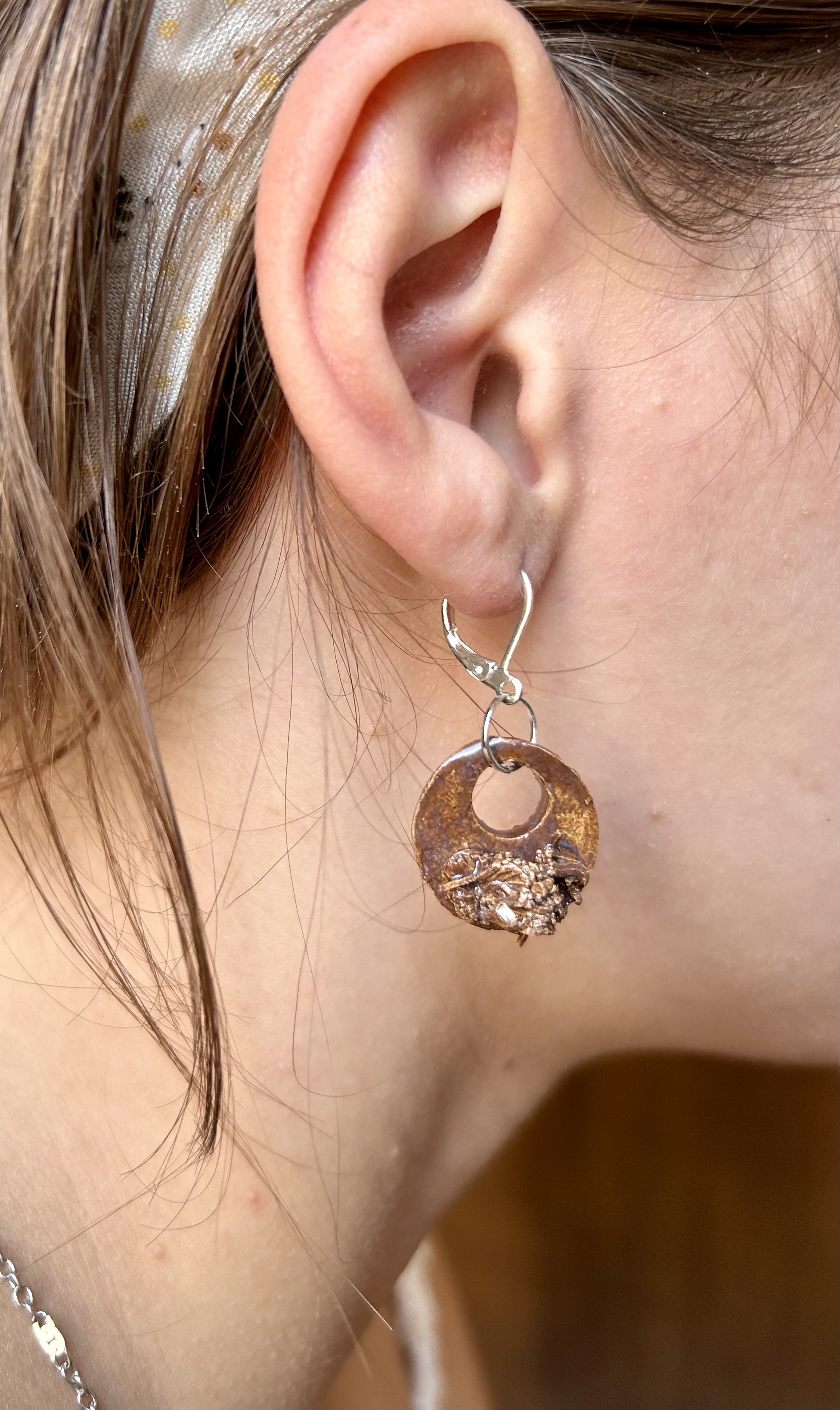 Boucles d'oreilles "oursins"