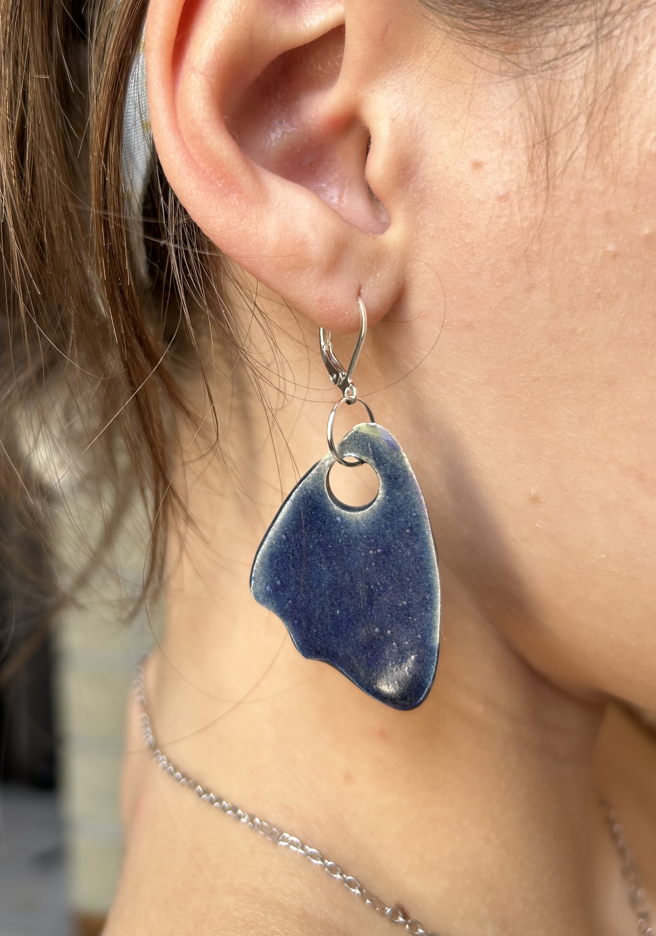 Boucles d'oreilles "papillon nocturne"