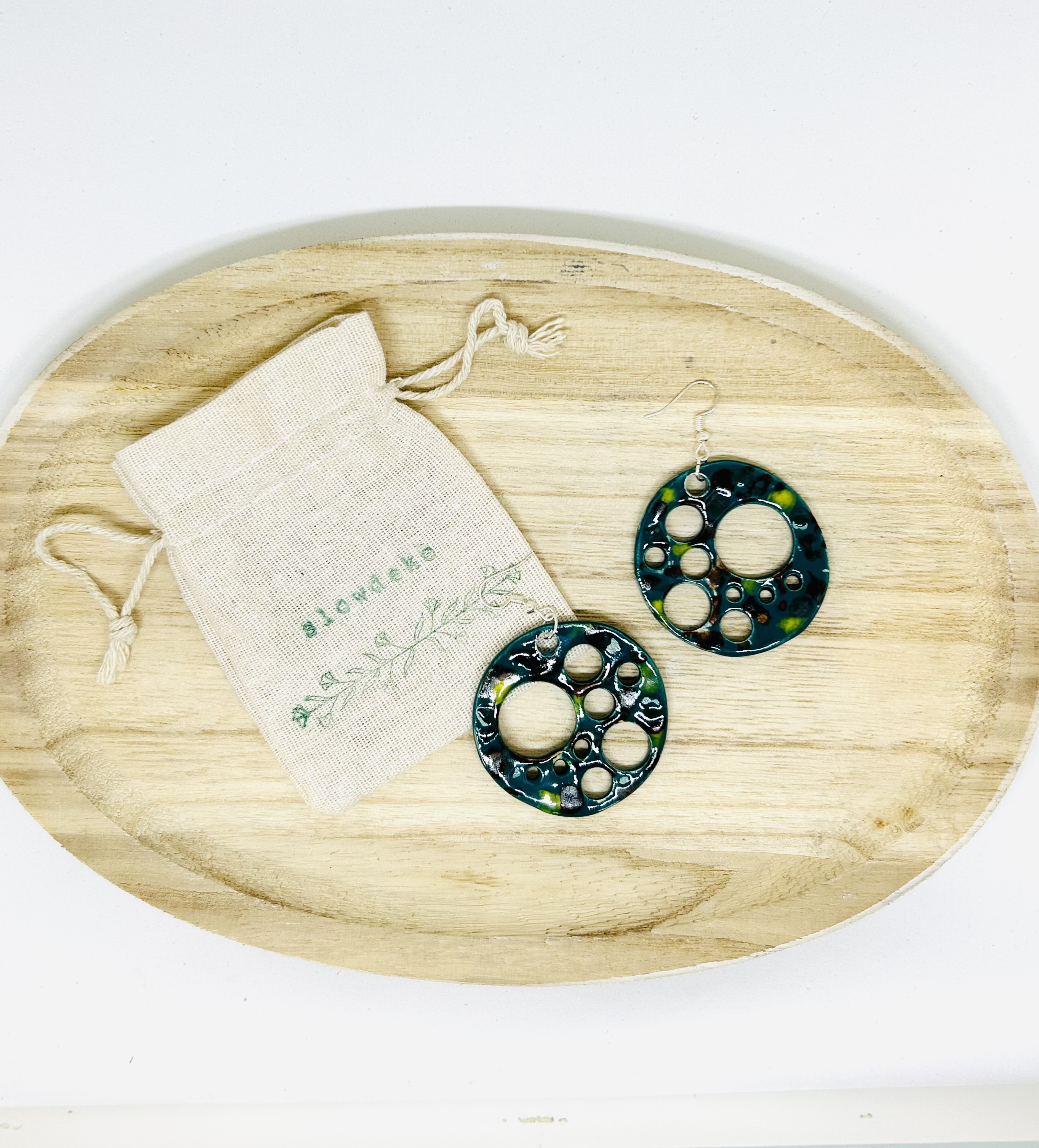 Boucles d'oreilles "bulles sous-marines"