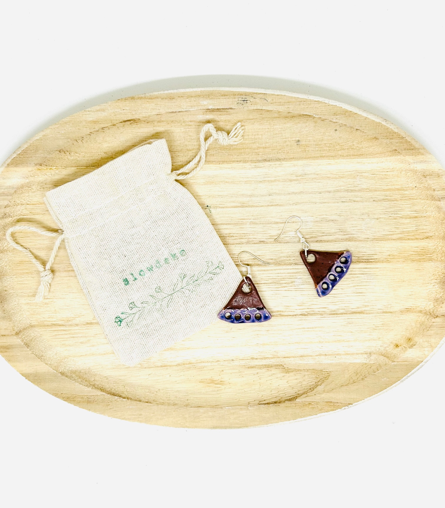 Boucles d'oreilles "falaise de granit"