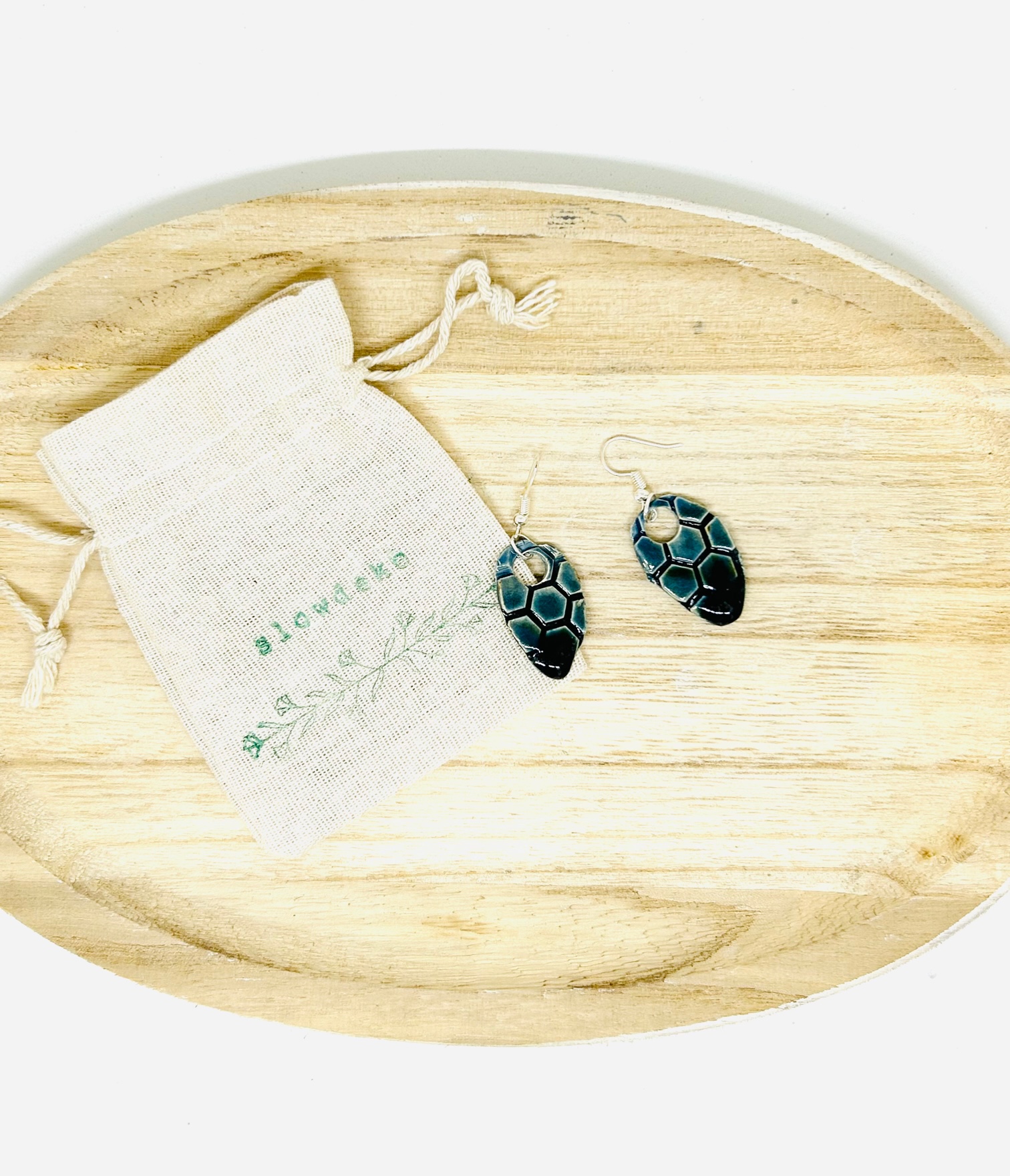 Boucles d'oreilles "nectar bleu"