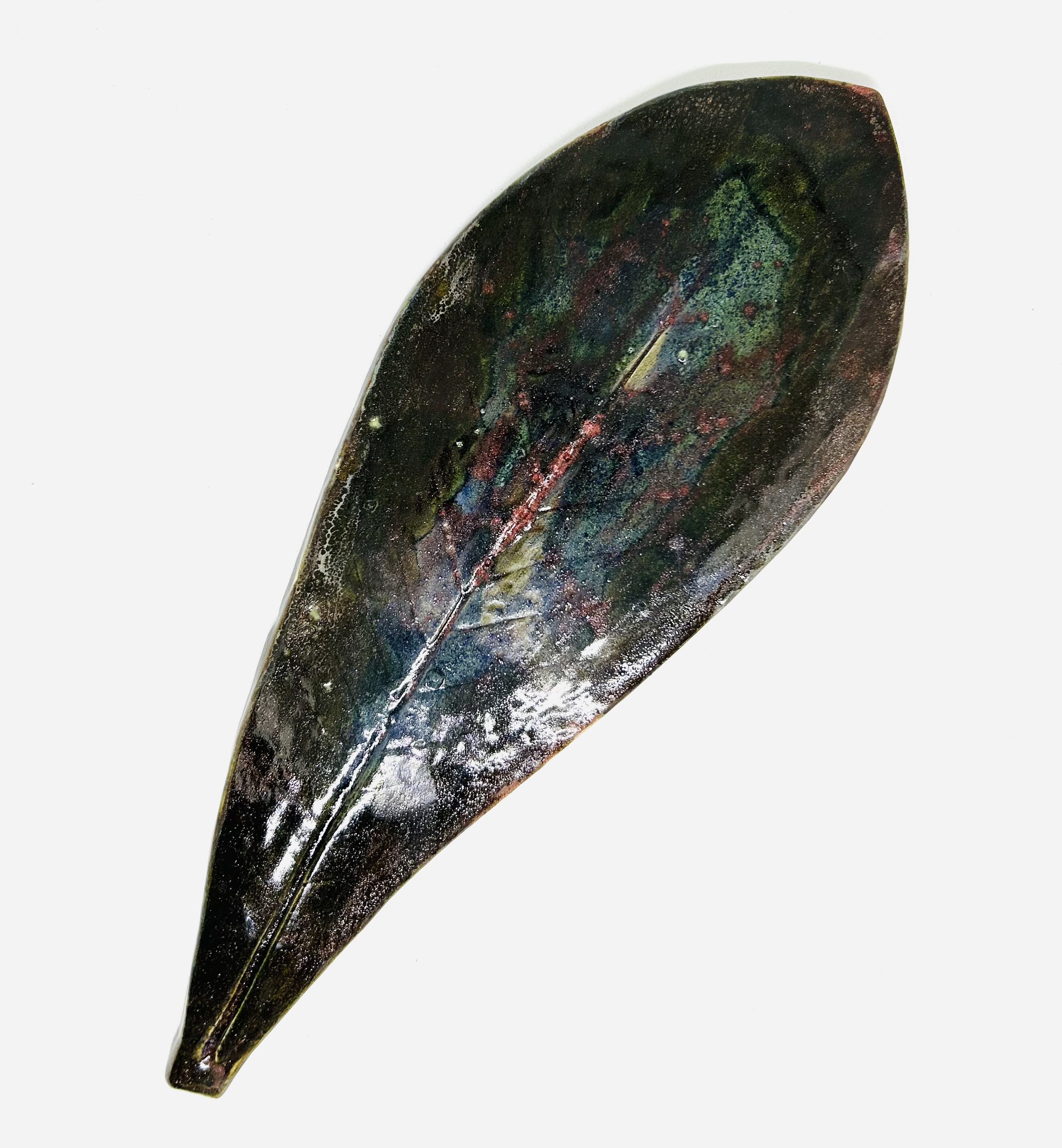 Repose cuillère "feuille éternelle"