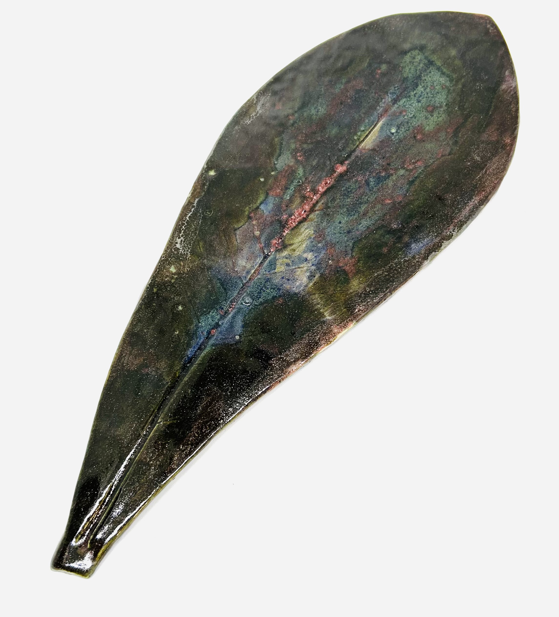 Repose cuillère "feuille éternelle"