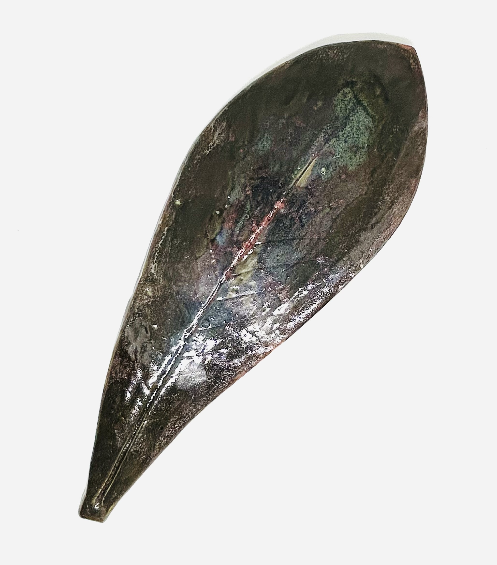 Repose cuillère "feuille éternelle"