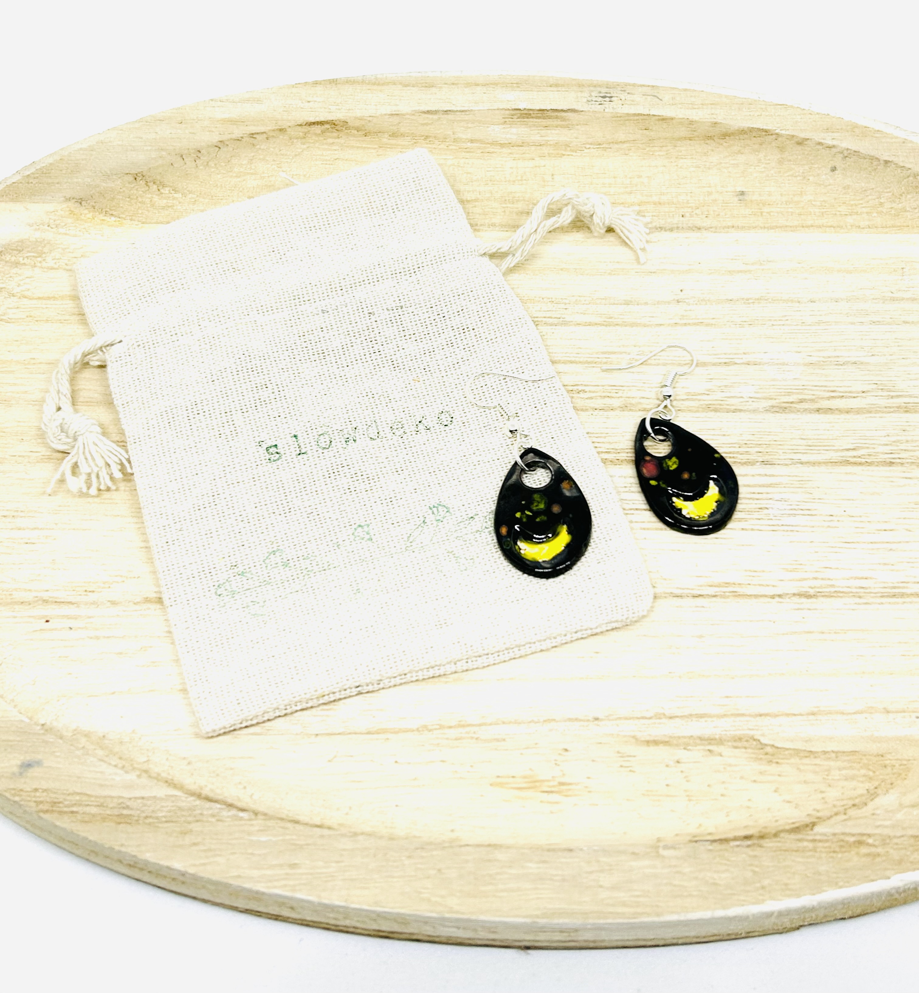 Boucles d'oreilles "croissant de lune"