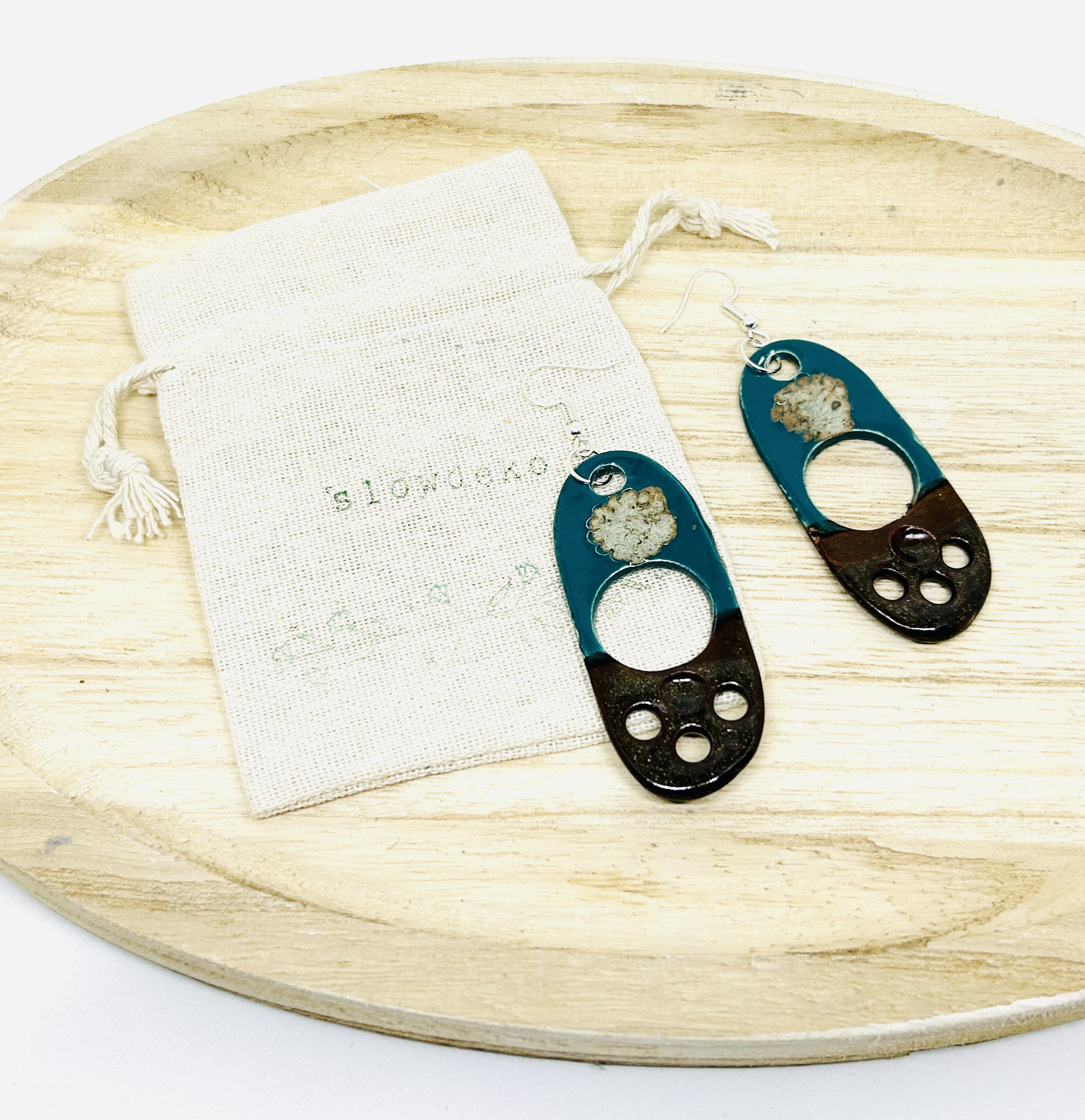 Boucles d'oreilles "nuage secret"