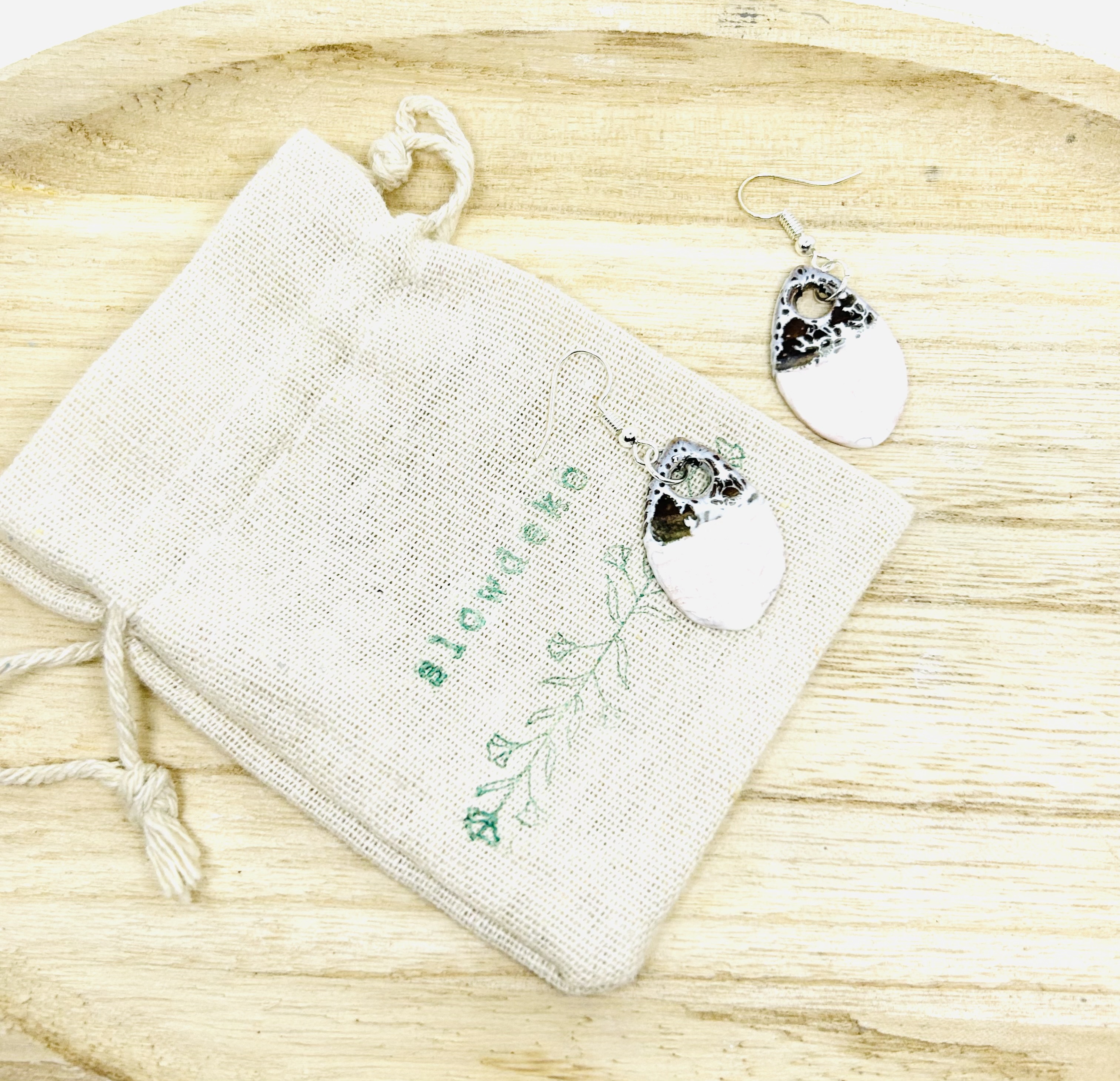 Boucles d'oreilles "neiges éternelles"