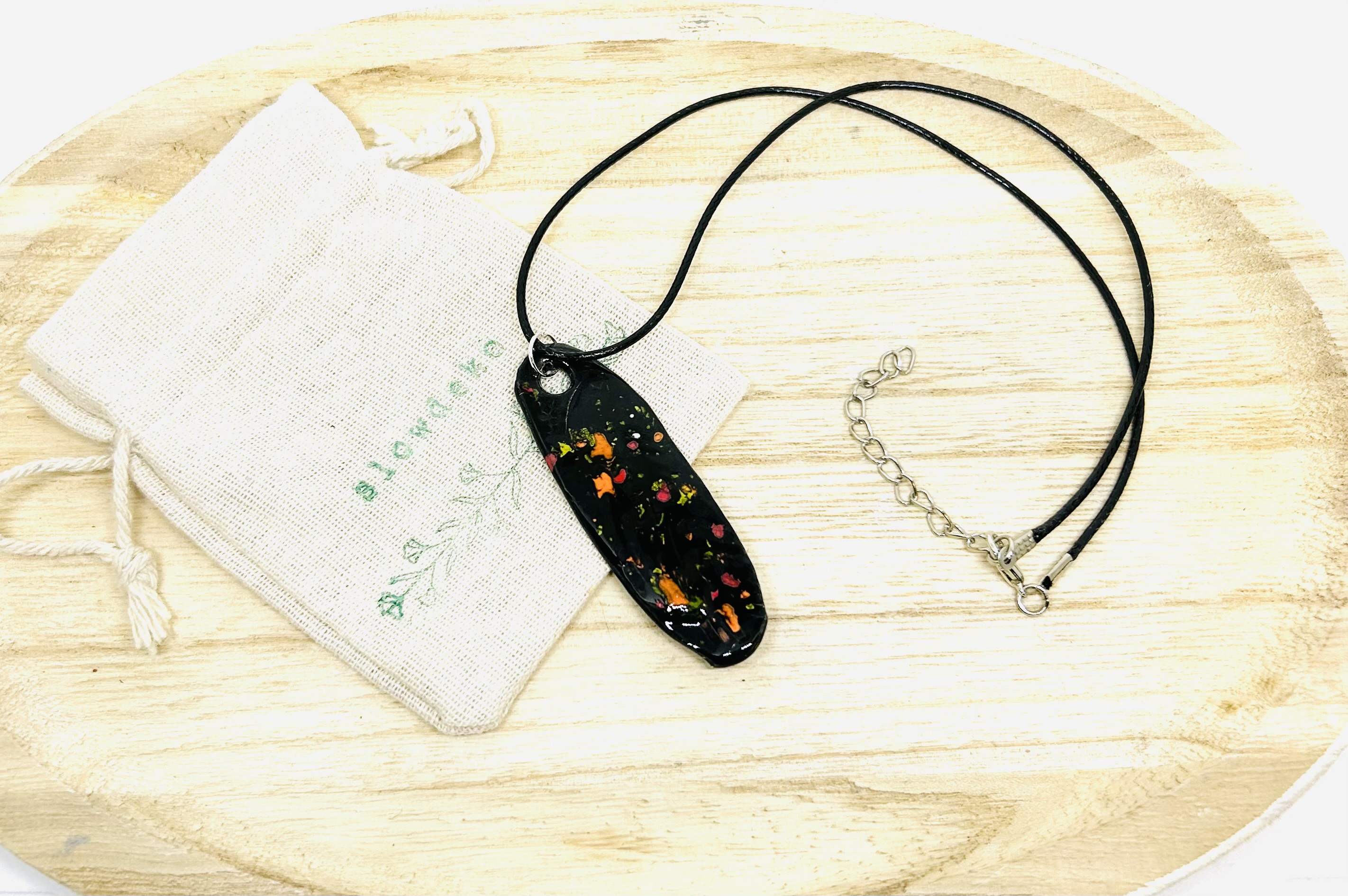 Collier "plume céleste"