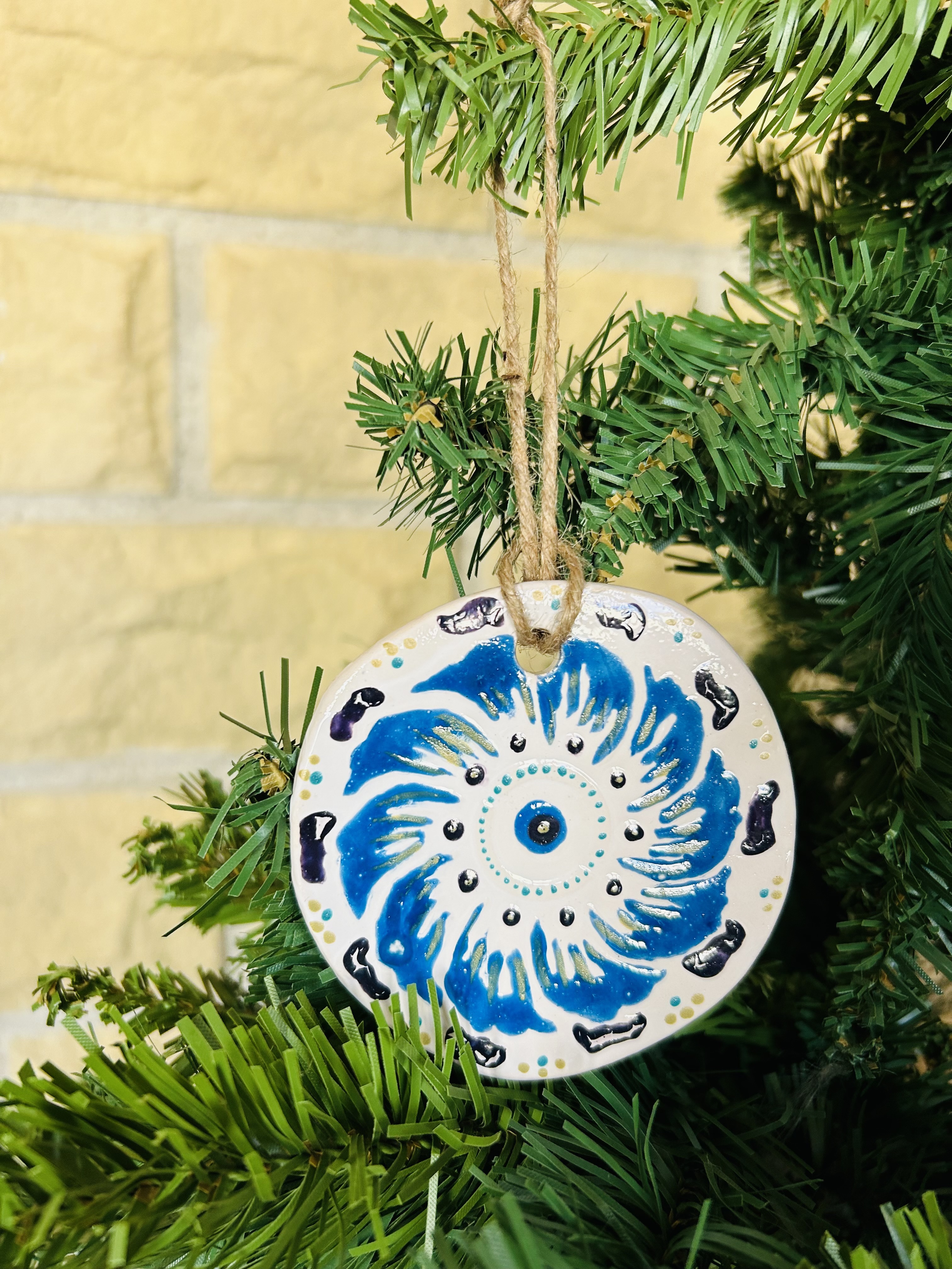 Lot 3 boules floral