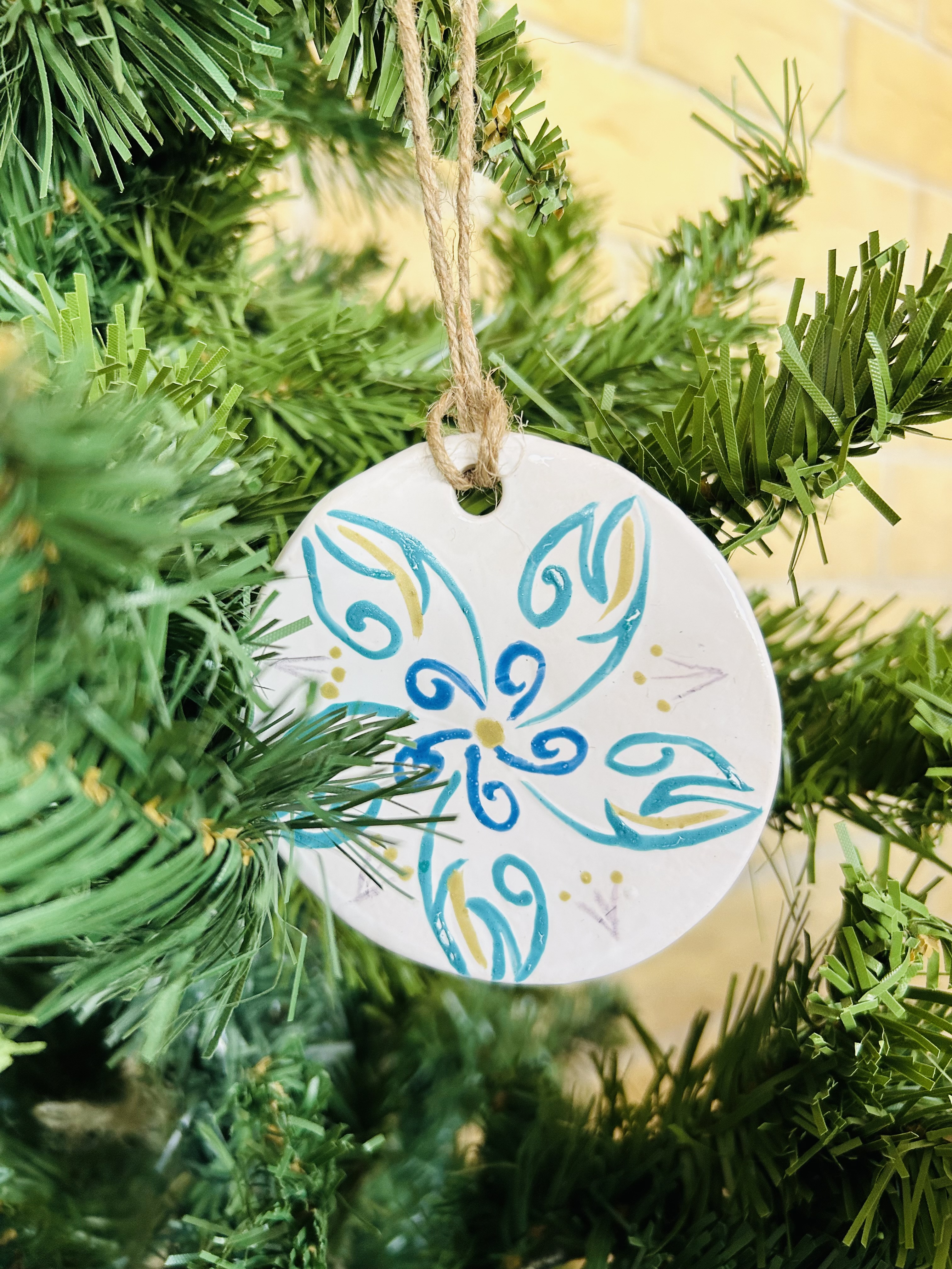 Lot 3 boules floral