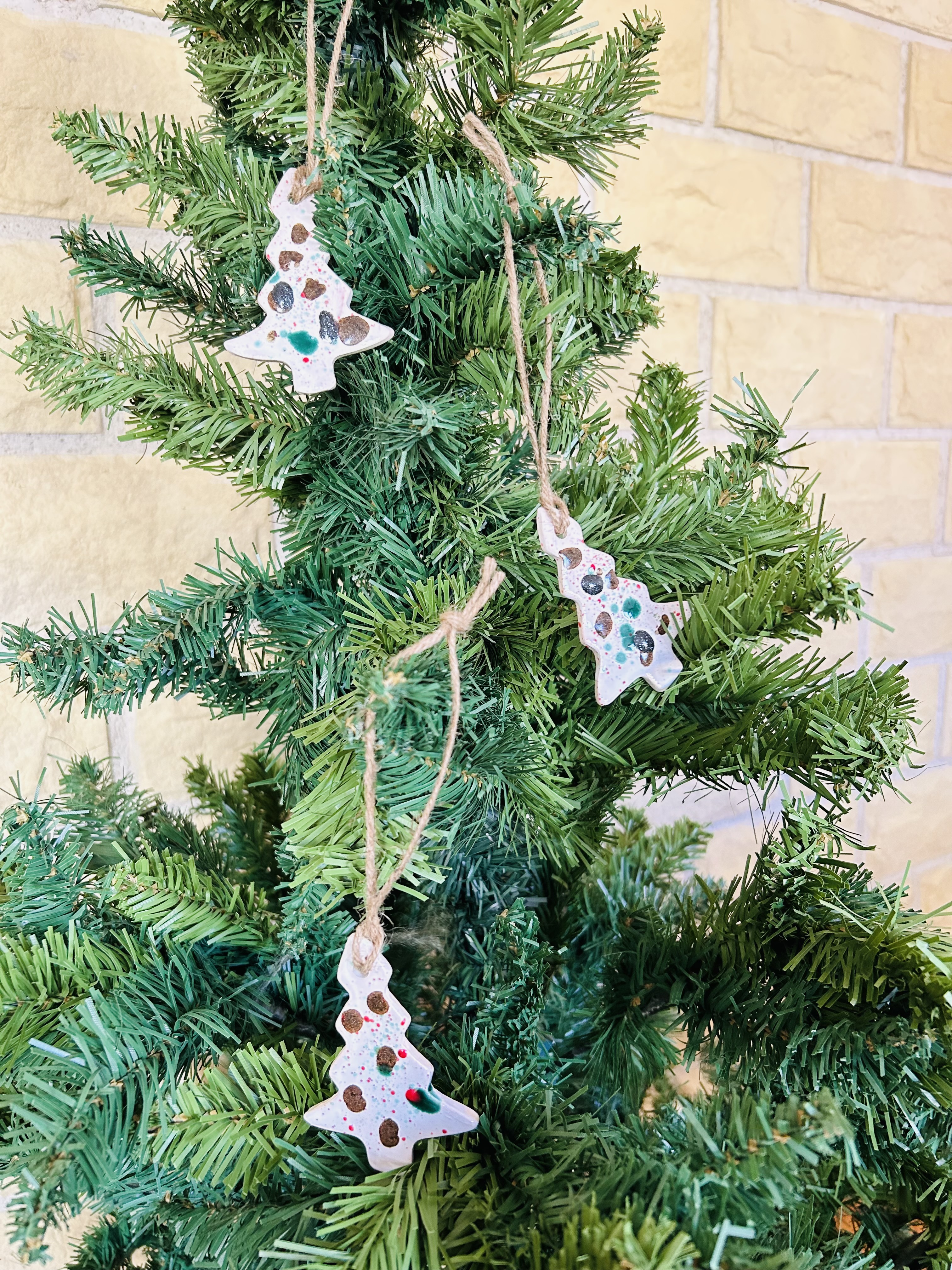 Lot 3 sapins festifs