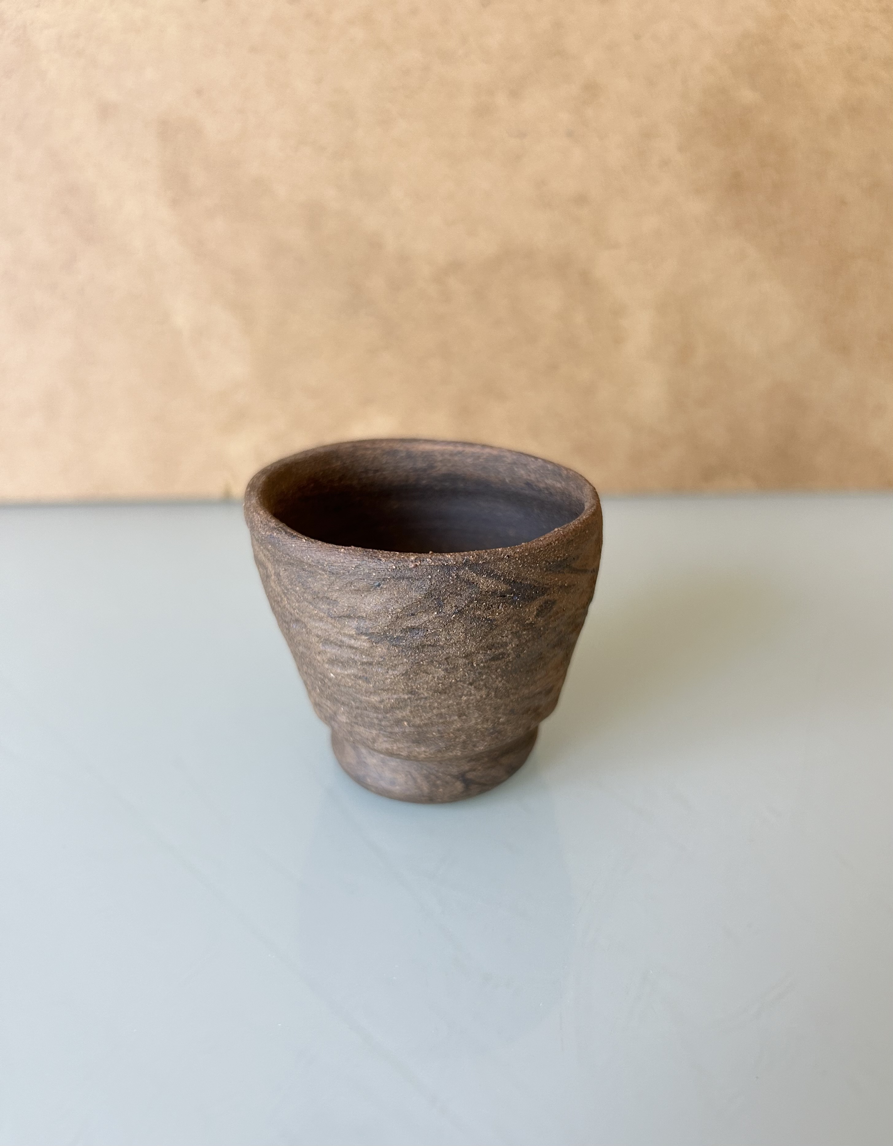 Petit contenant en grès naturel 