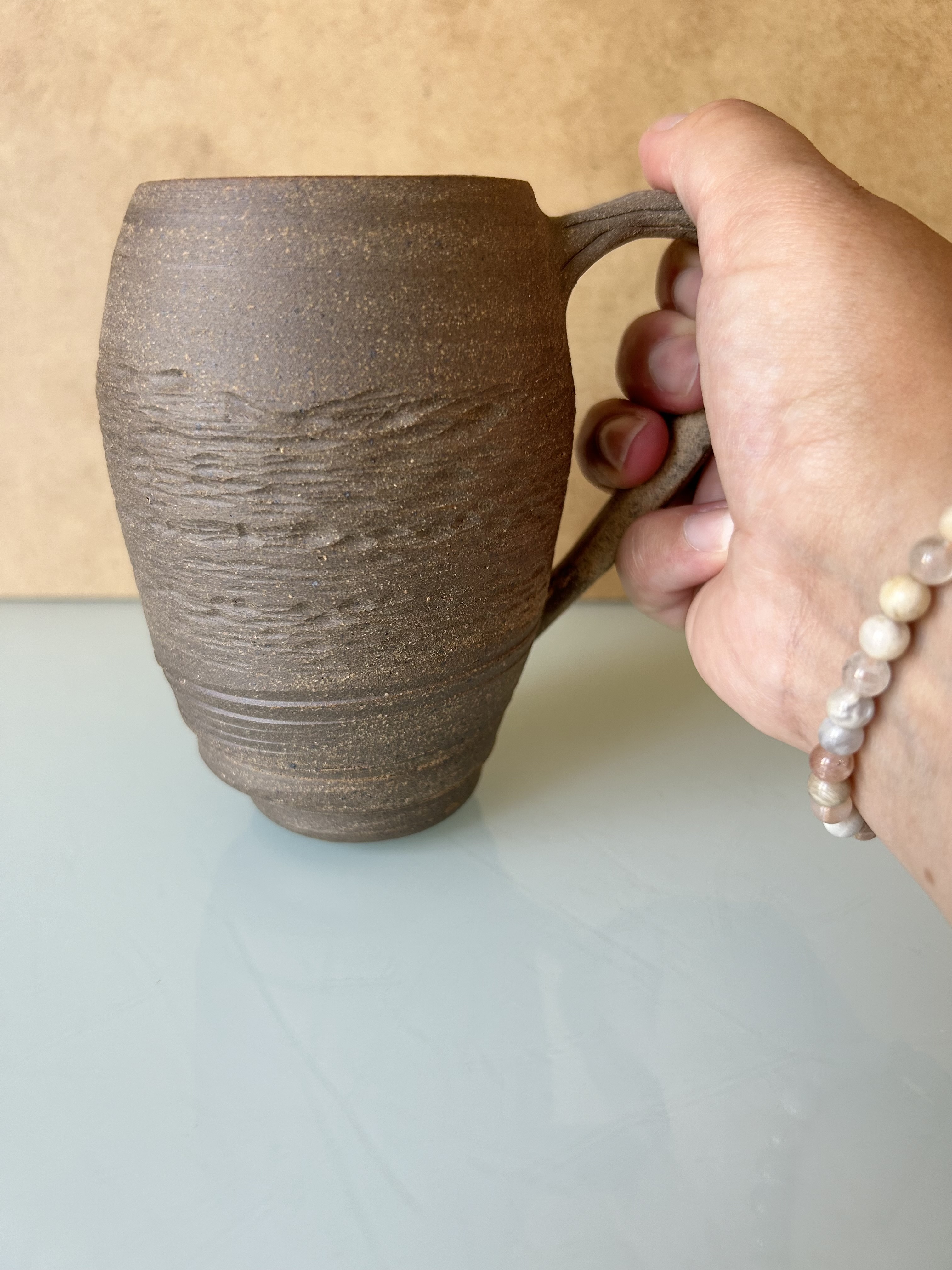 Mug en grès naturel 380 ml