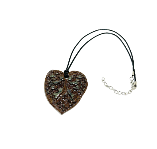 Collier "cœur baroque"