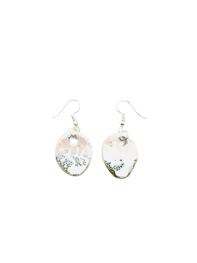Boucles d'oreilles "ciel rose"