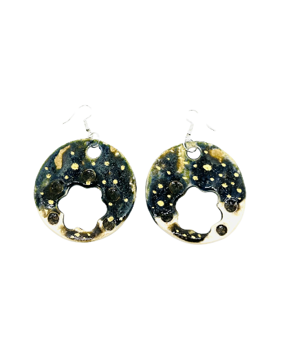 Boucles d'oreilles "galaxie"