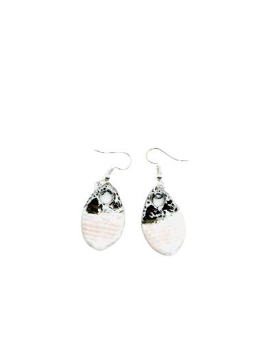 Boucles d'oreilles "neiges éternelles"