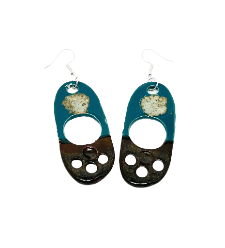 Boucles d'oreilles "nuage secret"