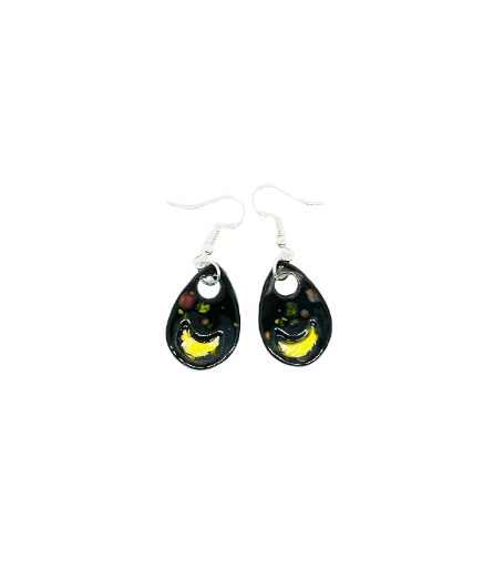 Boucles d'oreilles "croissant de lune"