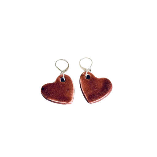 Boucles d'oreilles "fraise des bois"