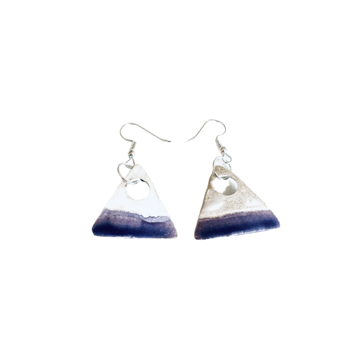 Boucles d'oreilles "mer de lavande"