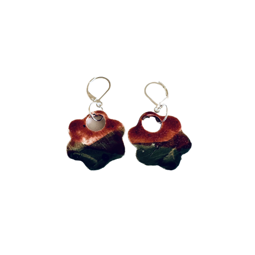 Boucles d'oreilles "collines de feu"