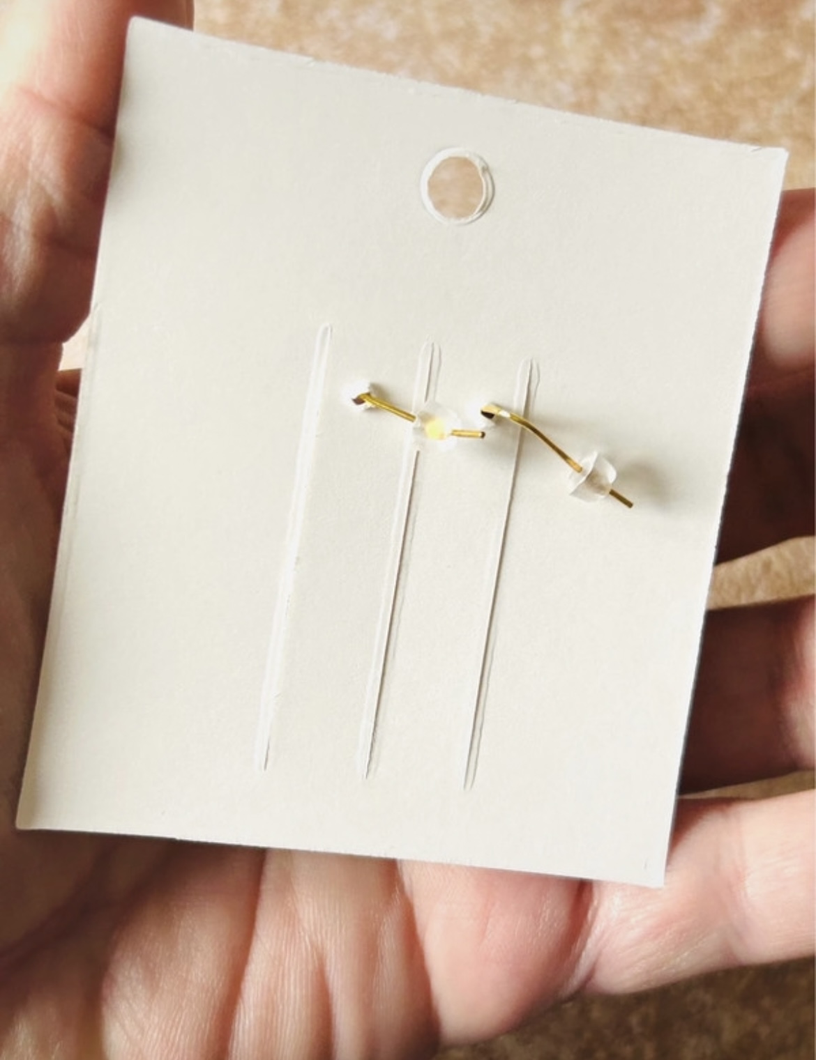 Boucles d'oreilles pendantes " Nudora "