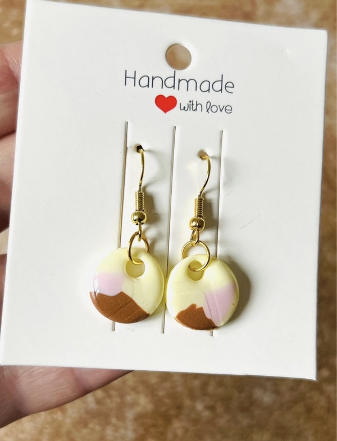 Boucles d'oreilles pendantes " ice cream "