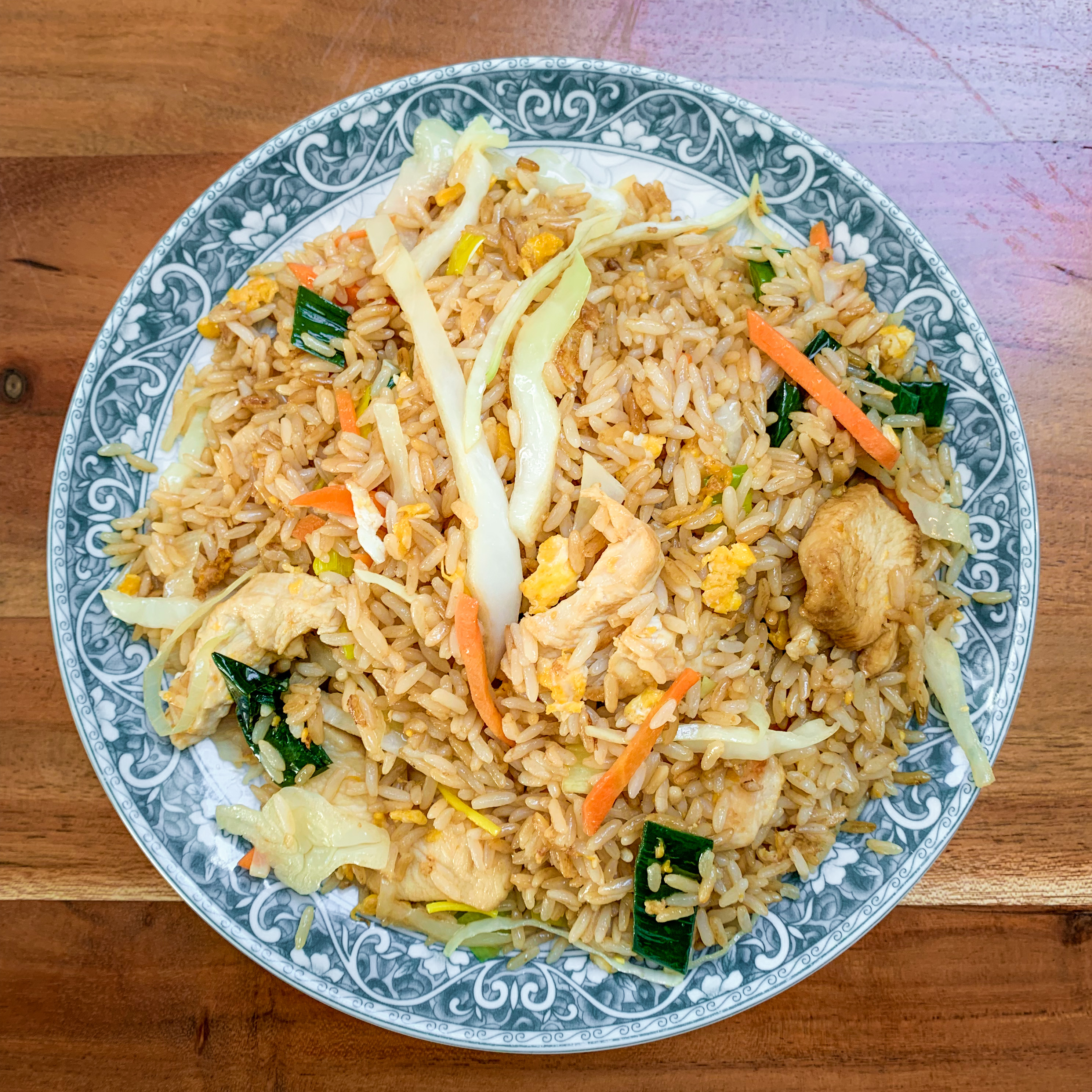 Gebratener Reis mit Poulet