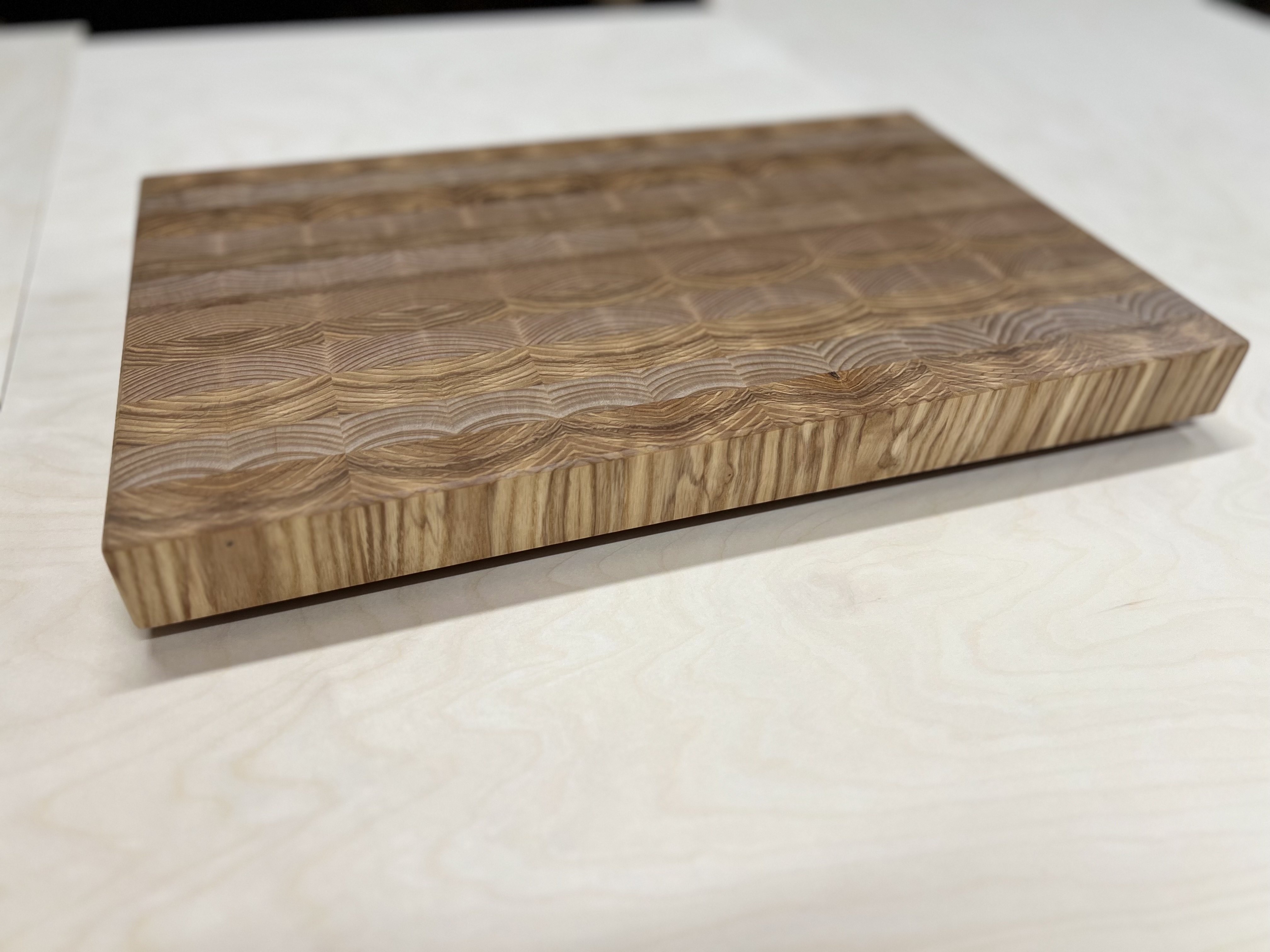 Planche à découper en bois de bout