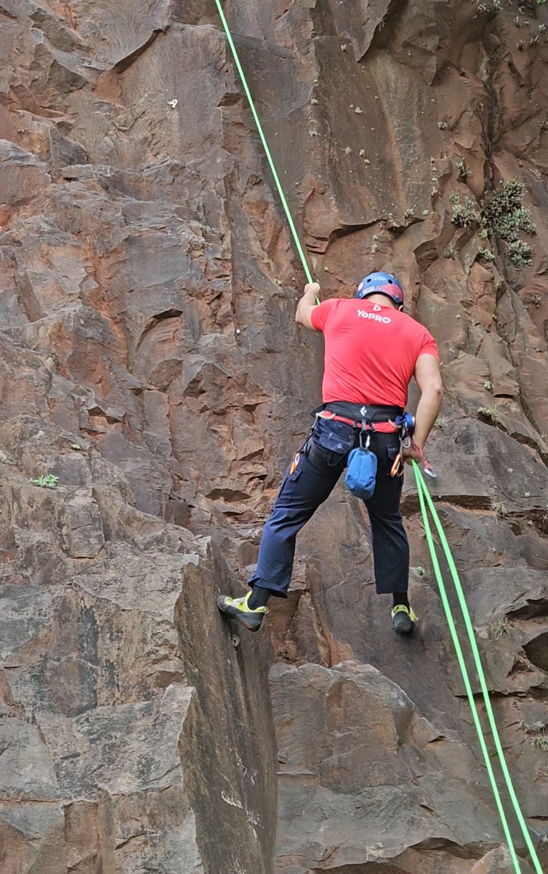 Rapel na Pedreira do Jd. Garcia