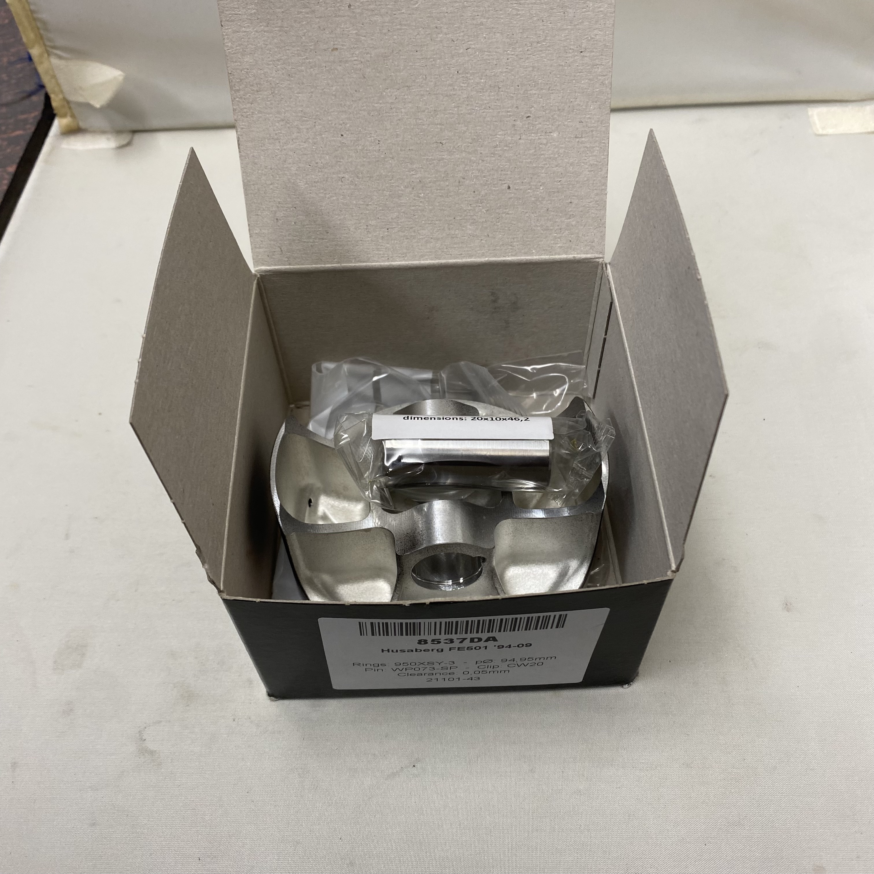 Wossner Piston Kit 94.95mm (includes piston, circlip, pin, ring)