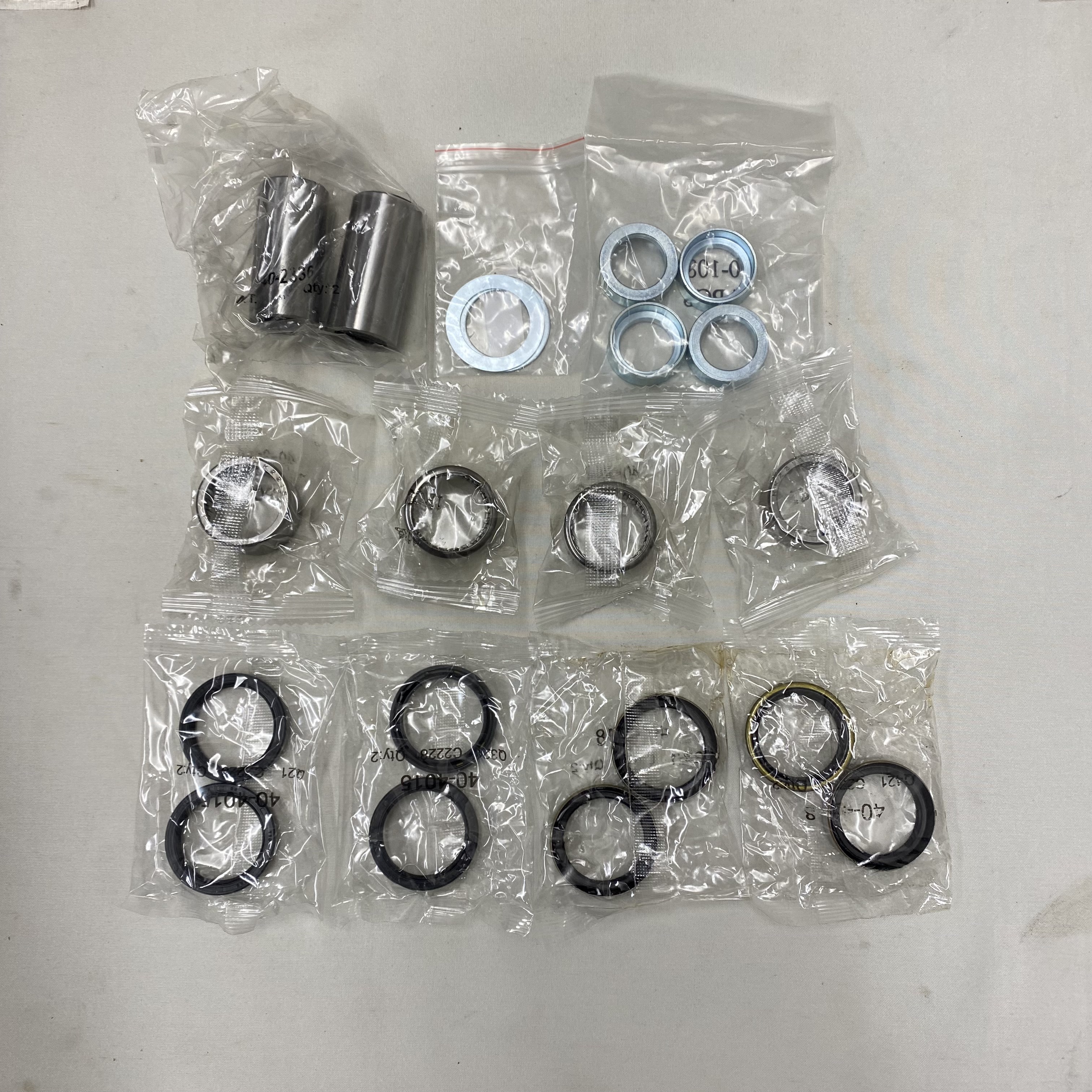 Swinging arm bearing and bush kit