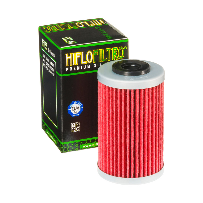 Hiflofiltro HF155 Oil Filter (4 Pack)